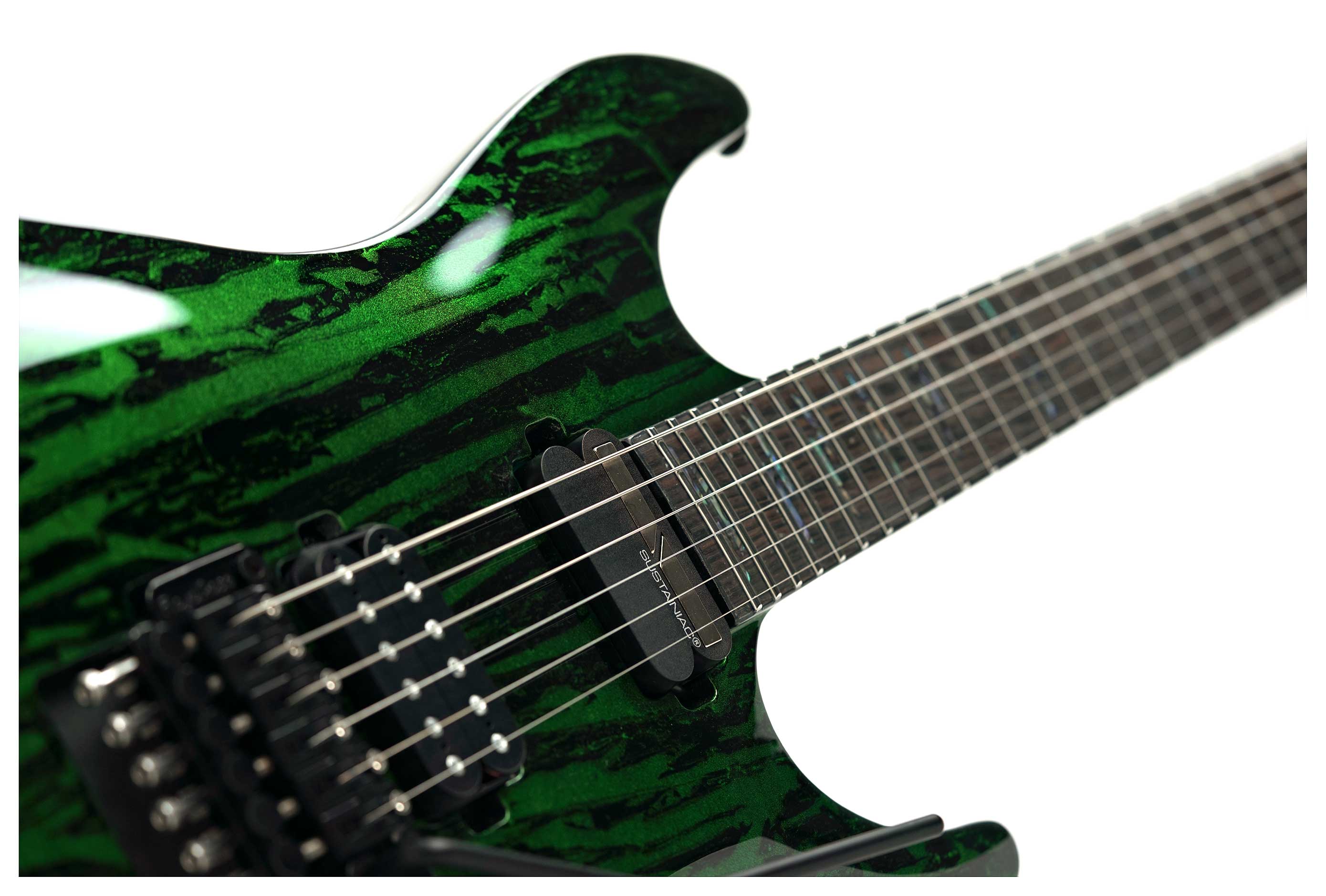 Schecter C-1 FR-S Silver Mountain Toxic Venom #W22110194