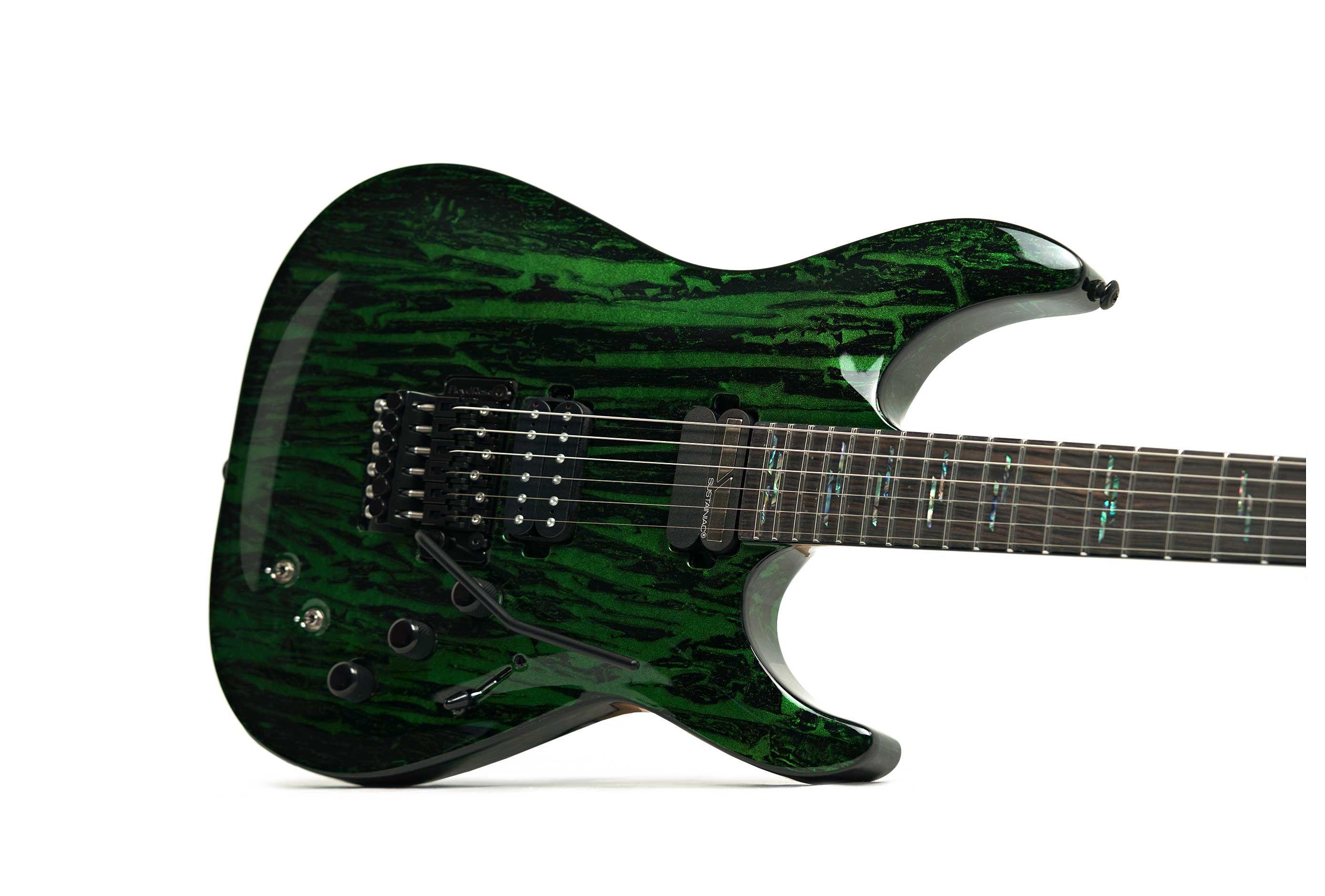 Schecter C-1 FR-S Silver Mountain Toxic Venom #W22110194