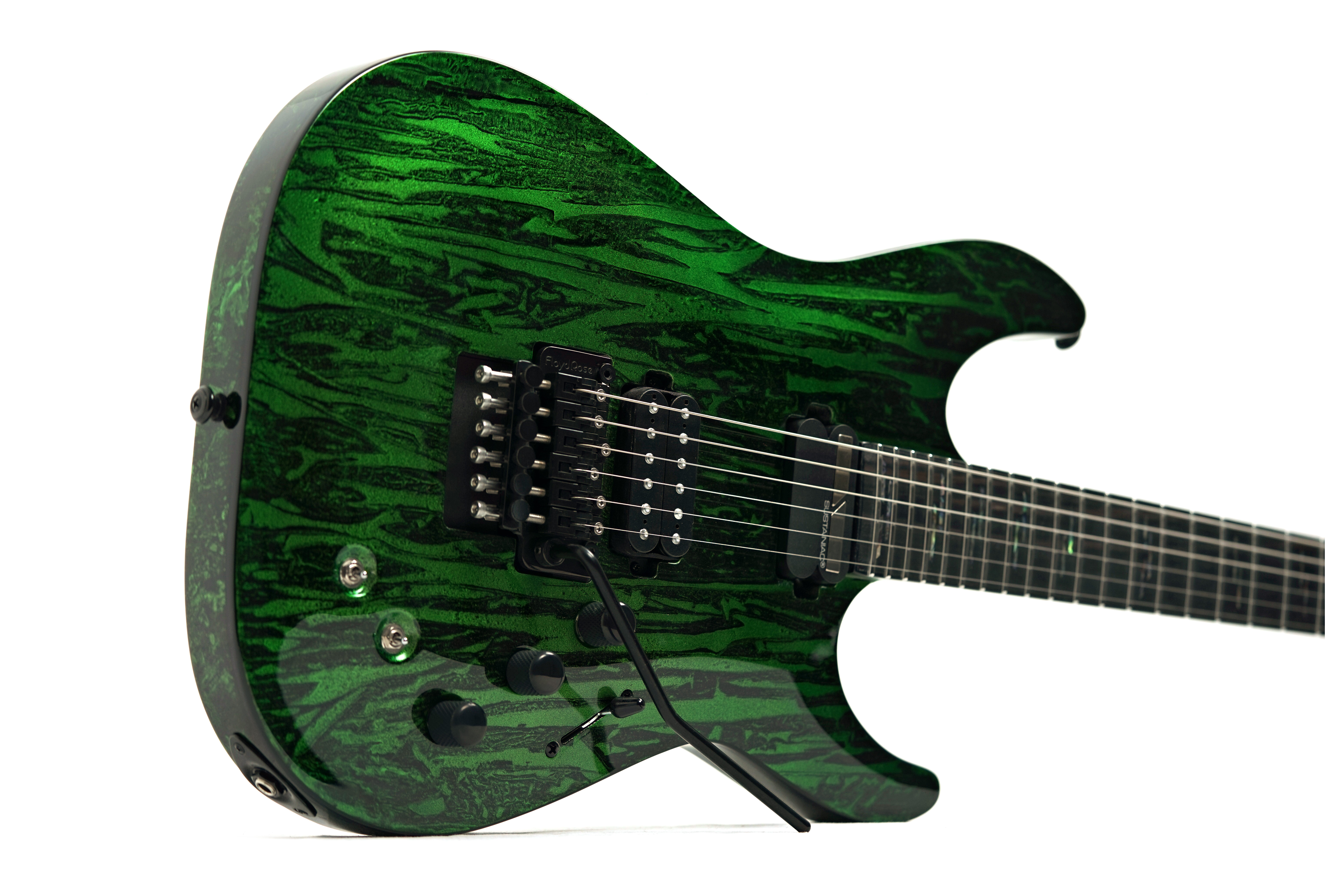 Schecter C-1 FR-S Silver Mountain Toxic Venom #W22091089