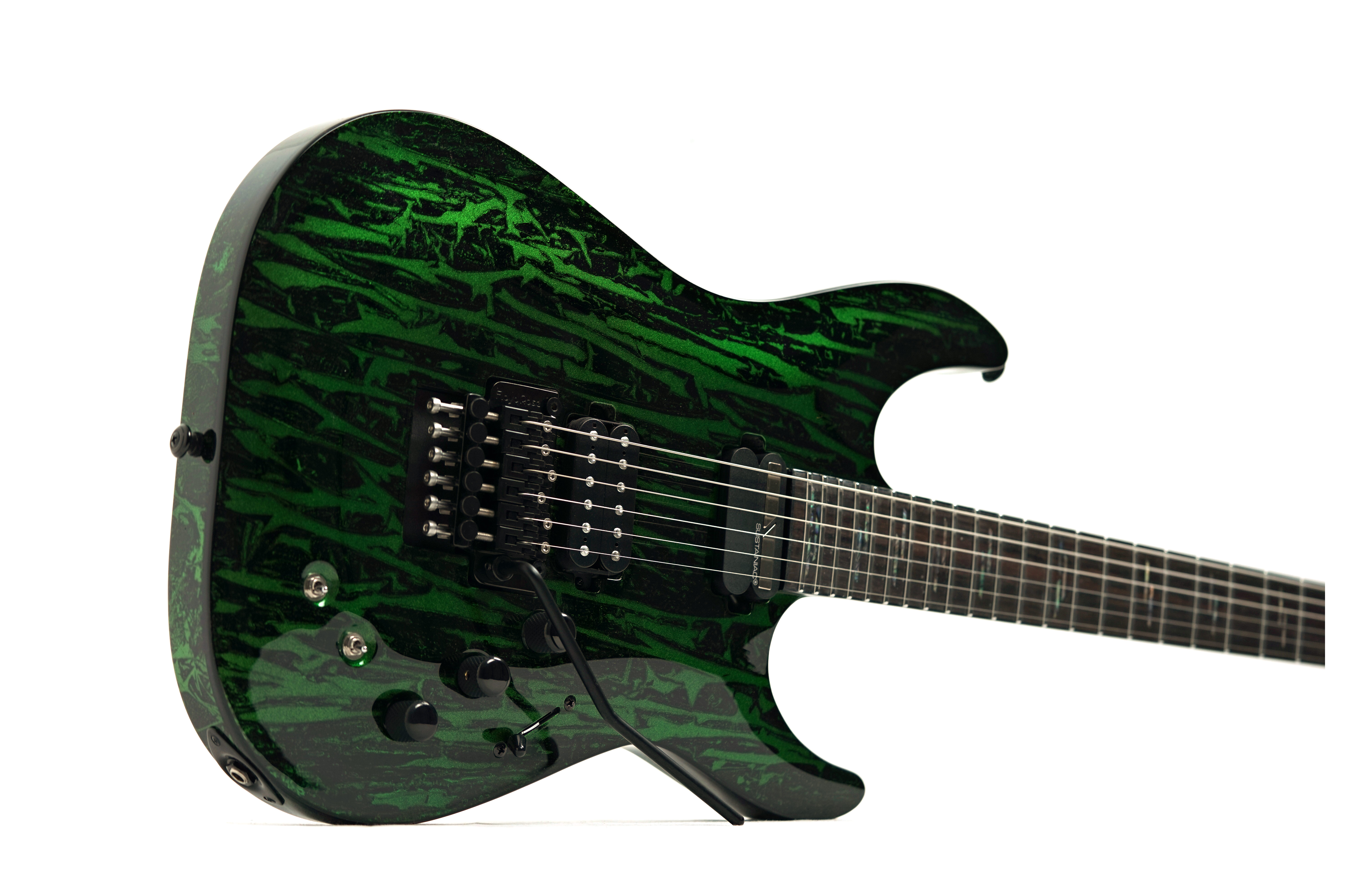 Schecter C-1 FR-S Silver Mountain Toxic Venom #W22110195