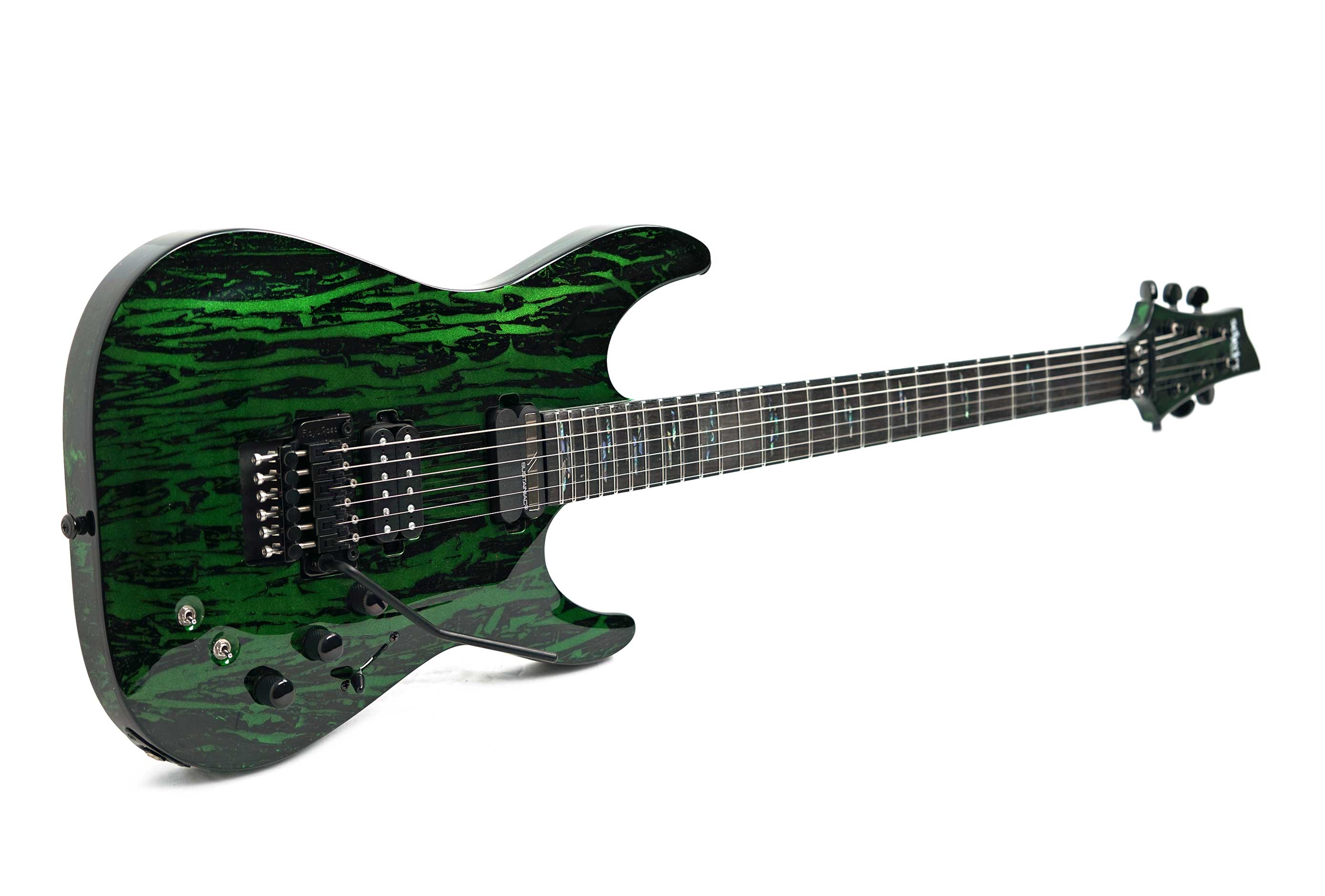 Schecter C-1 FR-S Silver Mountain Toxic Venom #W22110196