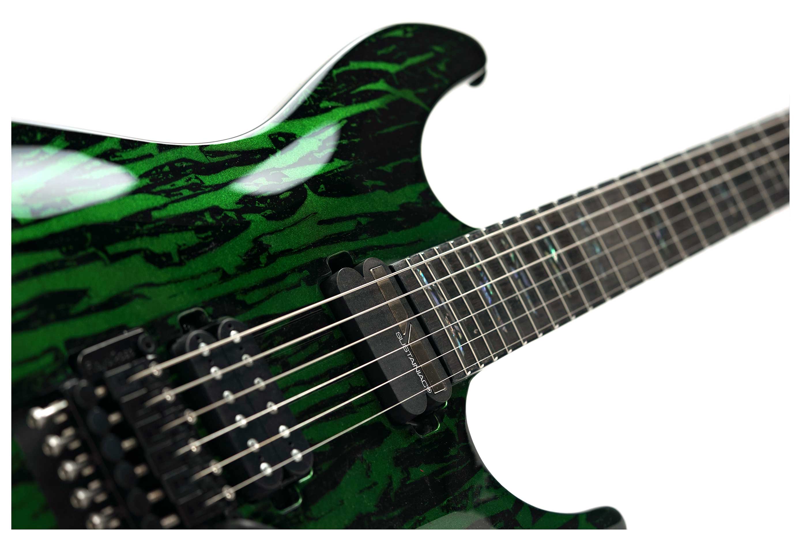 Schecter C-1 FR-S Silver Mountain Toxic Venom #W22110196