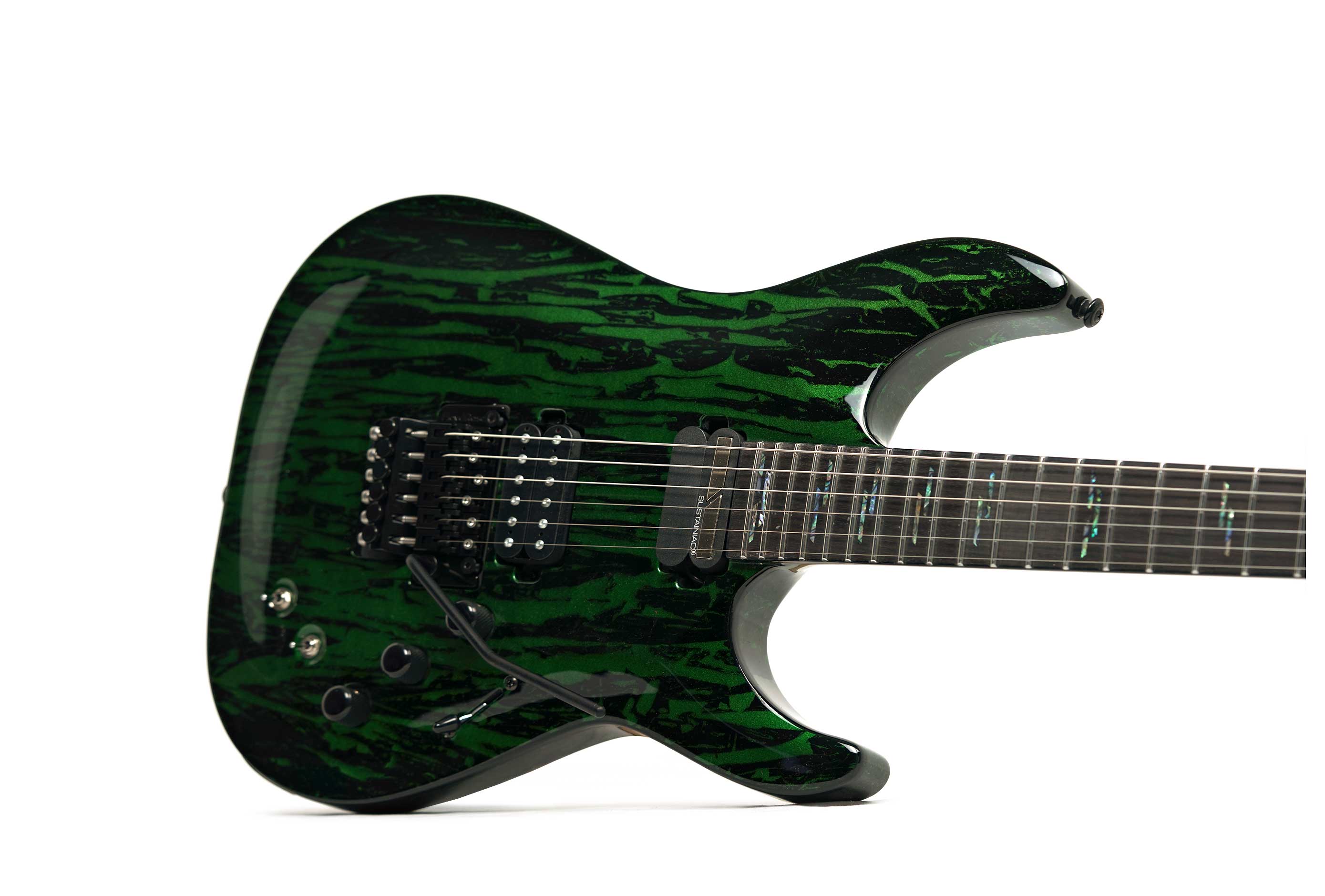 Schecter C-1 FR-S Silver Mountain Toxic Venom #W22110196