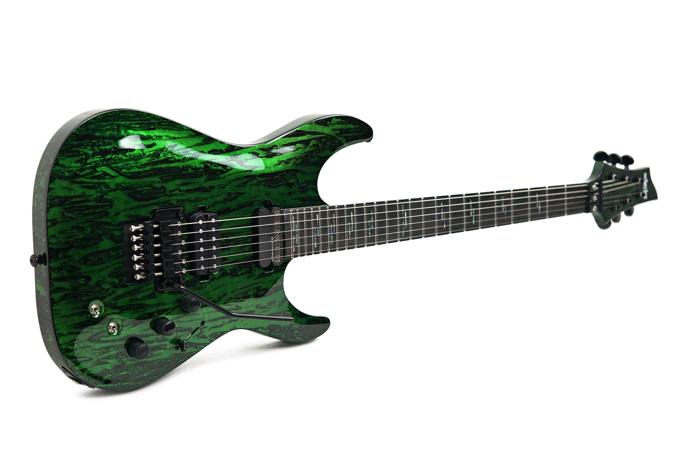 Schecter C-1 FR-S Silver Mountain Toxic Venom #W22091090
