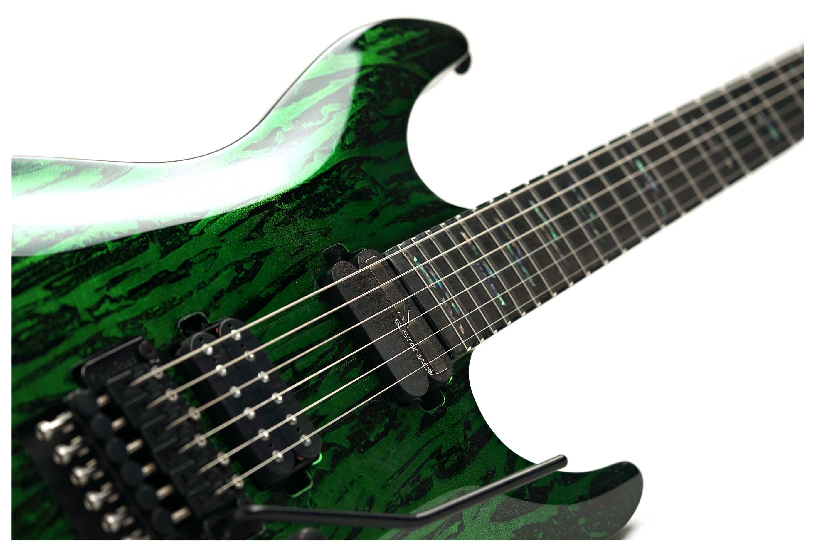 Schecter C-1 FR-S Silver Mountain Toxic Venom #W22091090