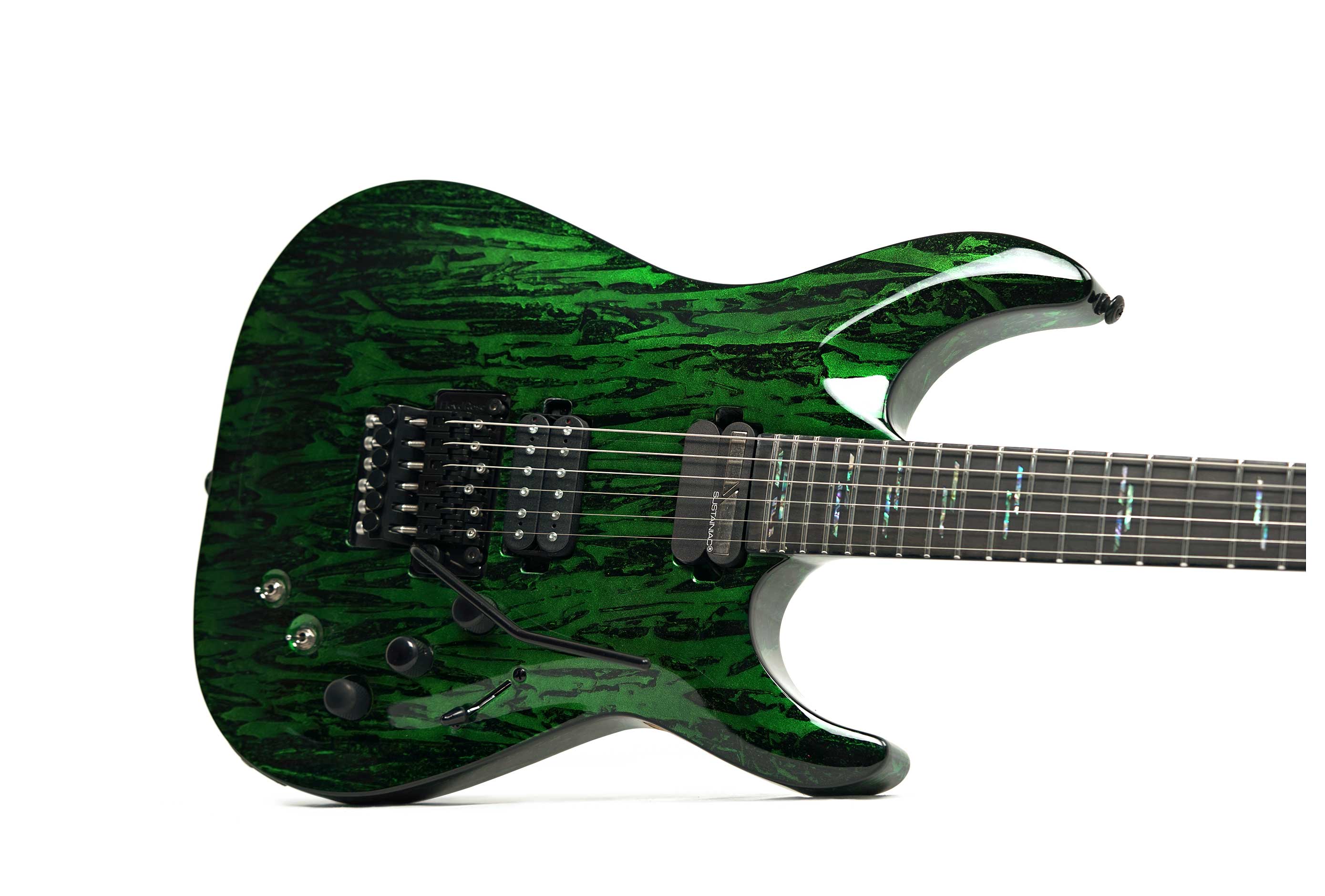 Schecter C-1 FR-S Silver Mountain Toxic Venom #W22091090