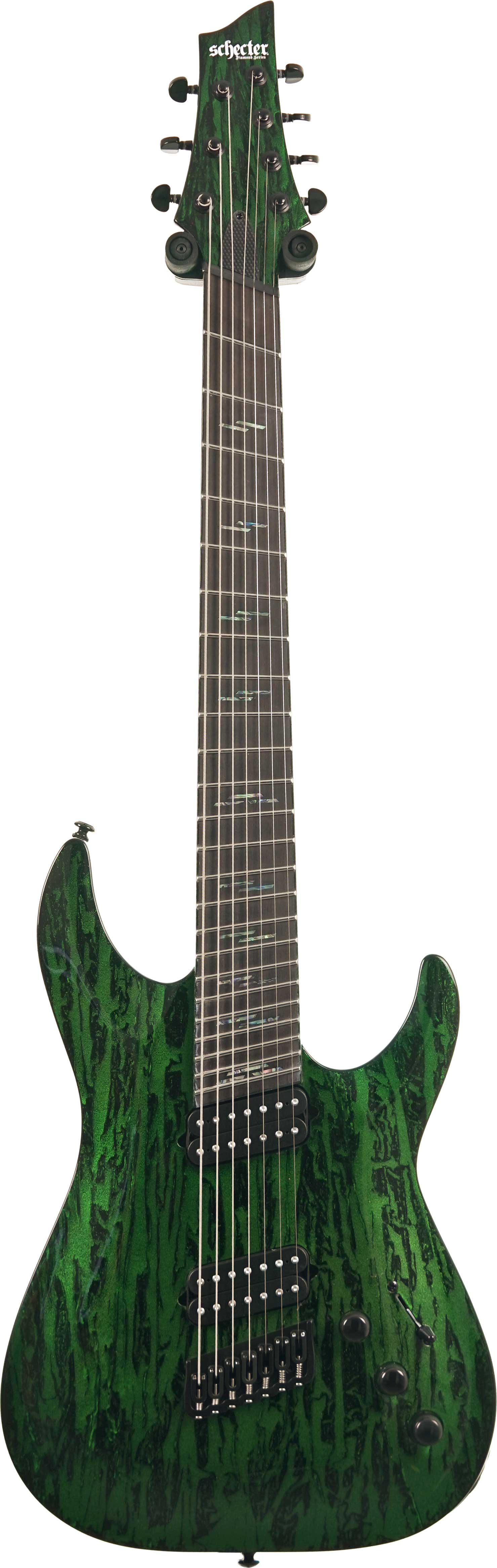 Schecter C-7 MS Silver Mountain Toxic Venom #W22120412