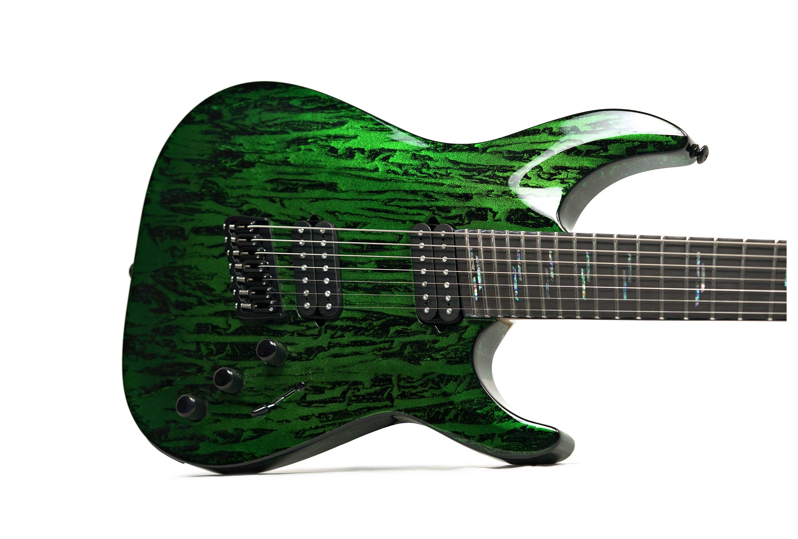 Schecter C-7 MS Silver Mountain Toxic Venom #W22120412