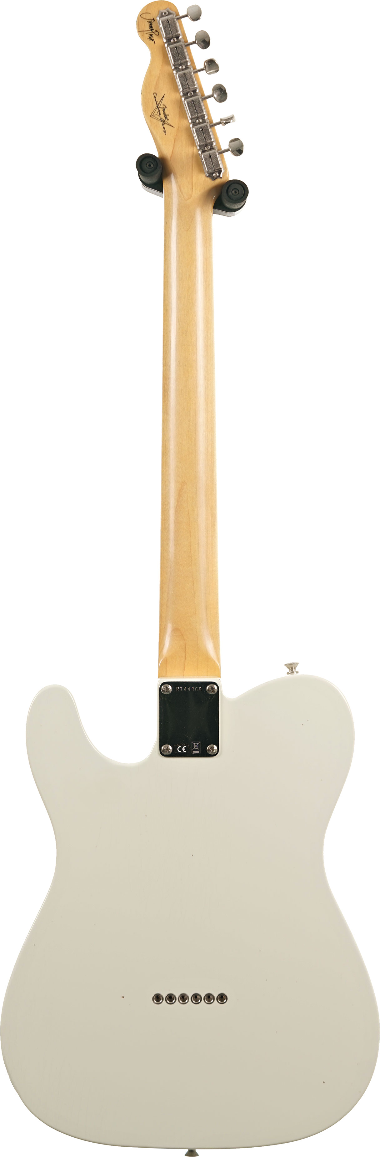 Fender Custom Shop Jimmy Page Signature Telecaster Journeyman Relic Rosewood Fingerboard White Blonde #R144369