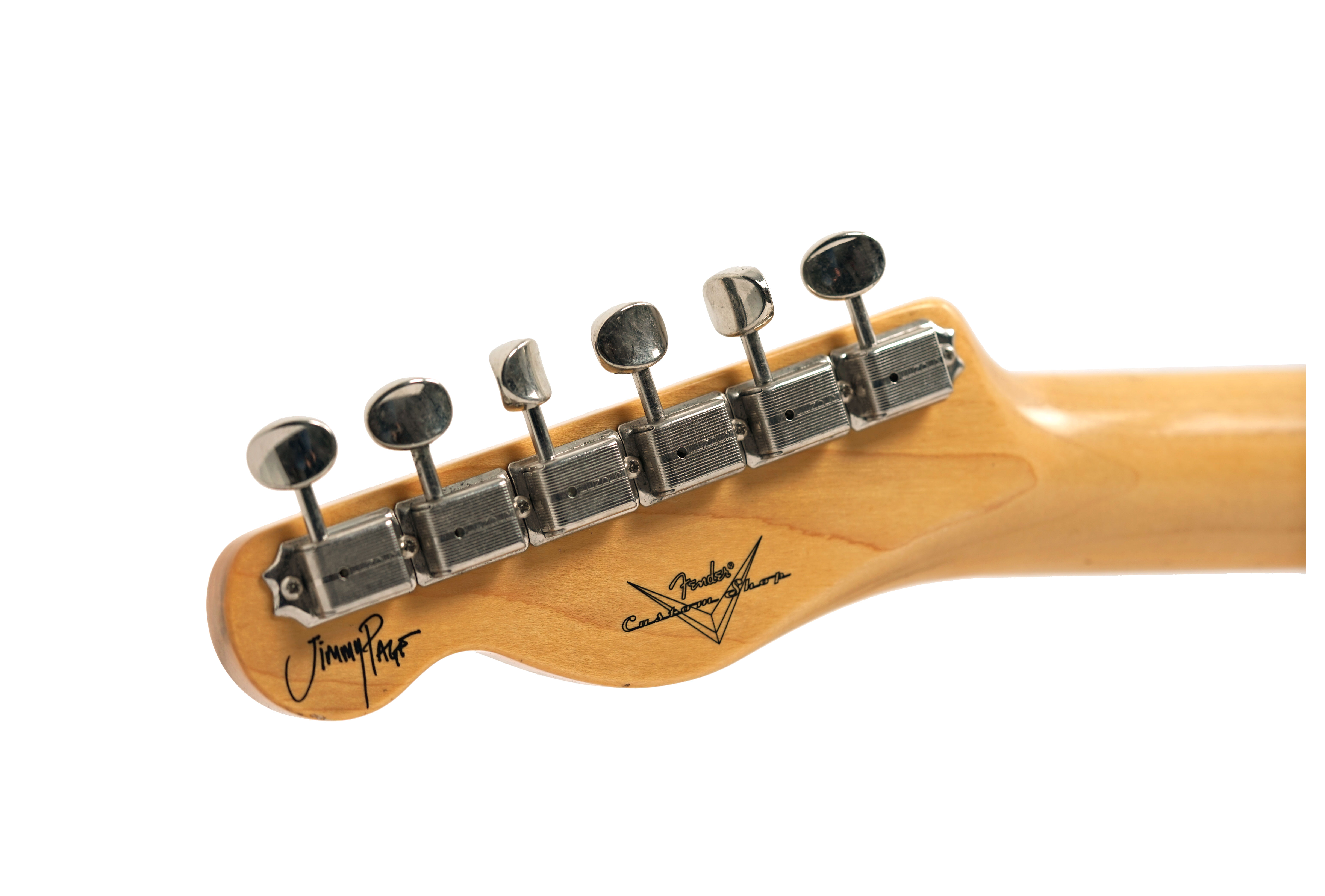 Fender Custom Shop Jimmy Page Signature Telecaster Journeyman Relic Rosewood Fingerboard White Blonde #R144369