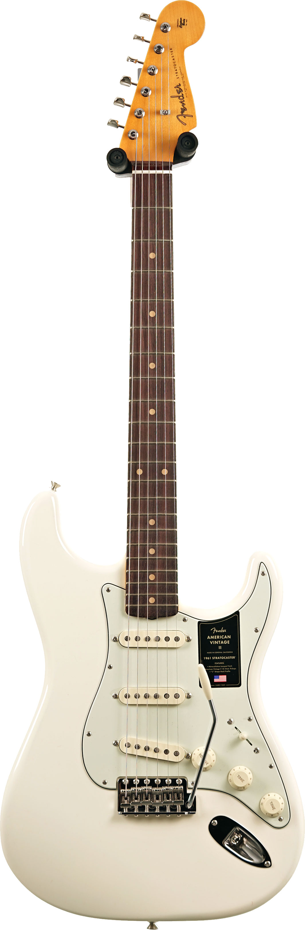 Fender American Vintage II 1961 Stratocaster Rosewood Fingerboard Olympic White #V26858