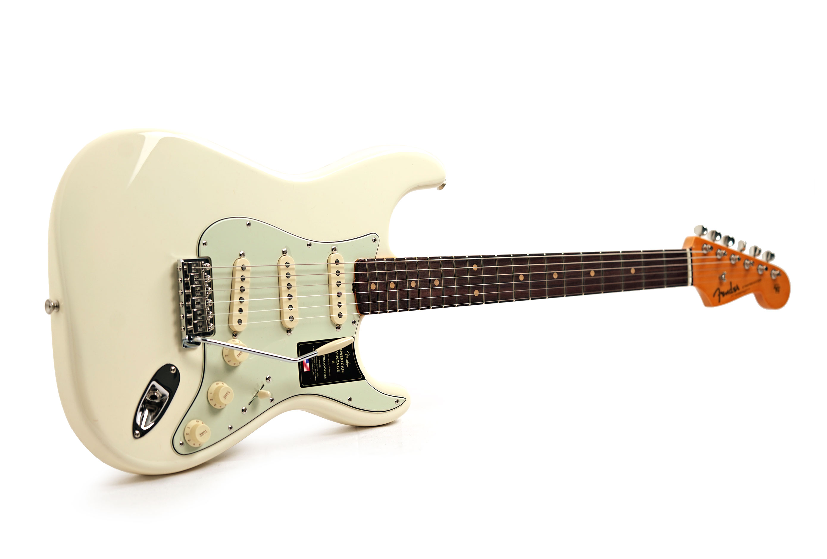Fender American Vintage II 1961 Stratocaster Rosewood Fingerboard Olympic White #V26858