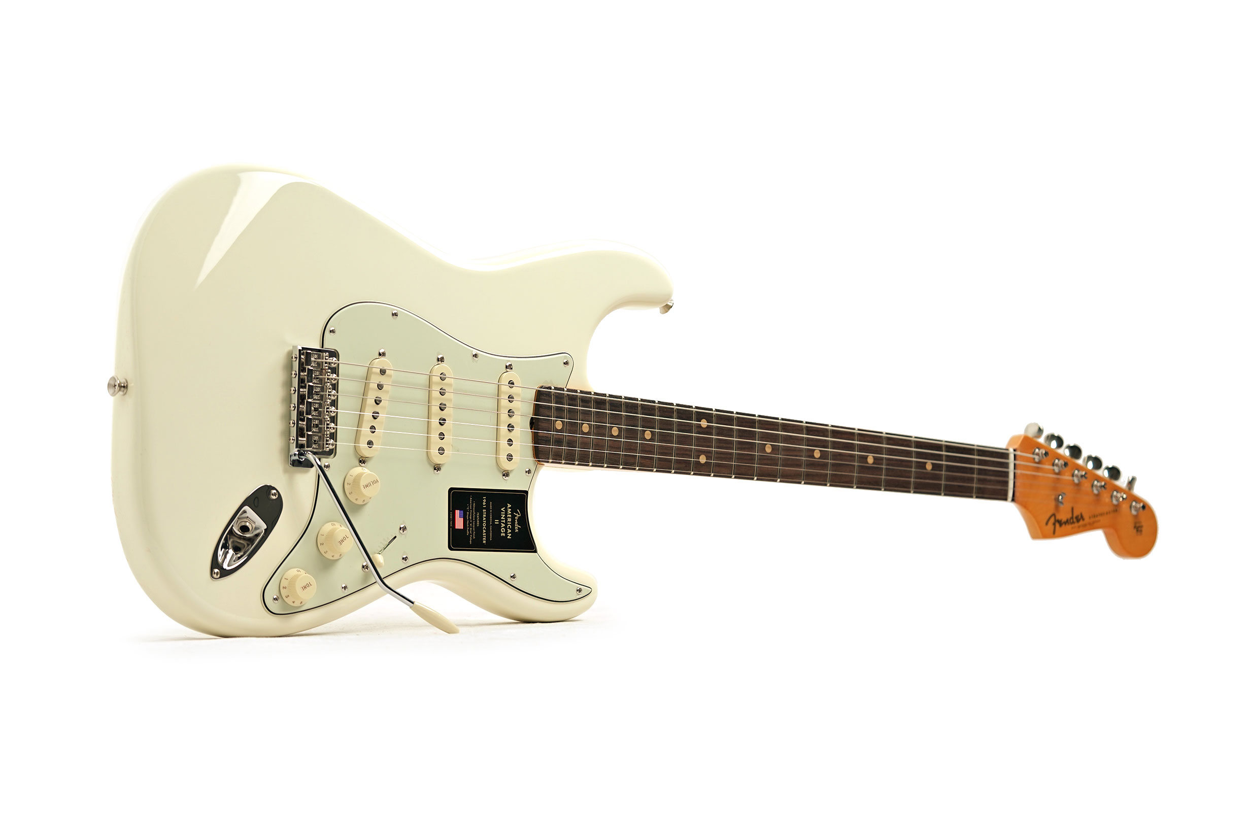 Fender American Vintage II 1961 Stratocaster Rosewood Fingerboard Olympic White #V25582