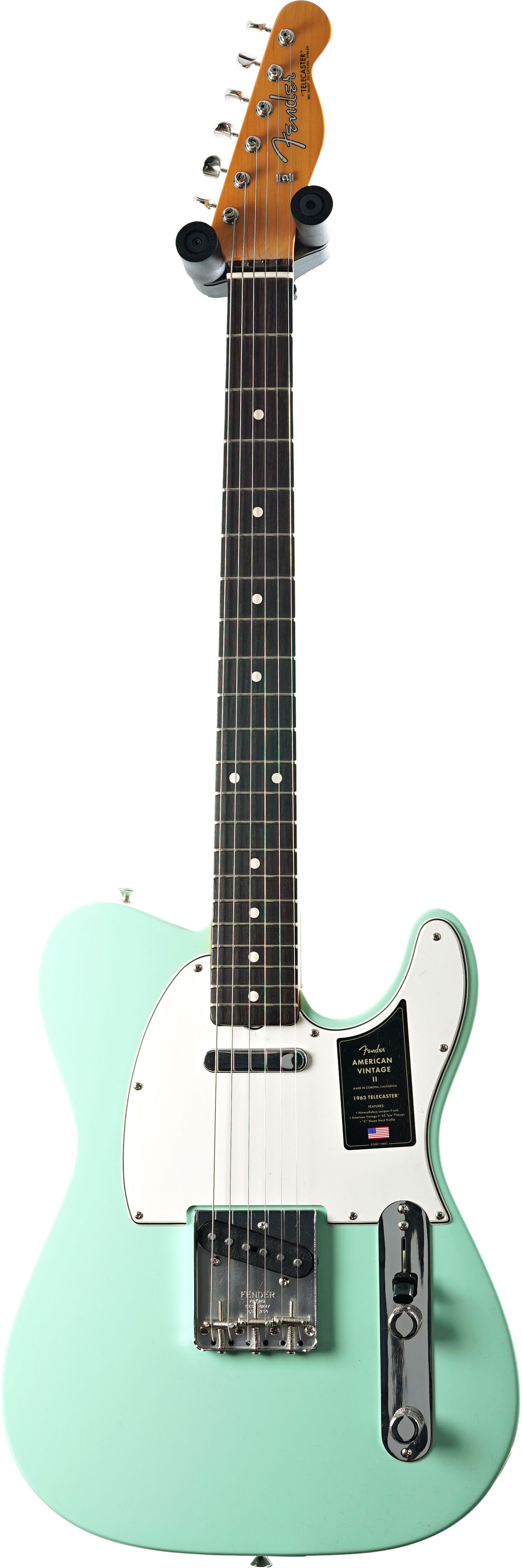 Fender American Vintage II 1963 Telecaster Rosewood Fingerboard Surf Green #v2562818