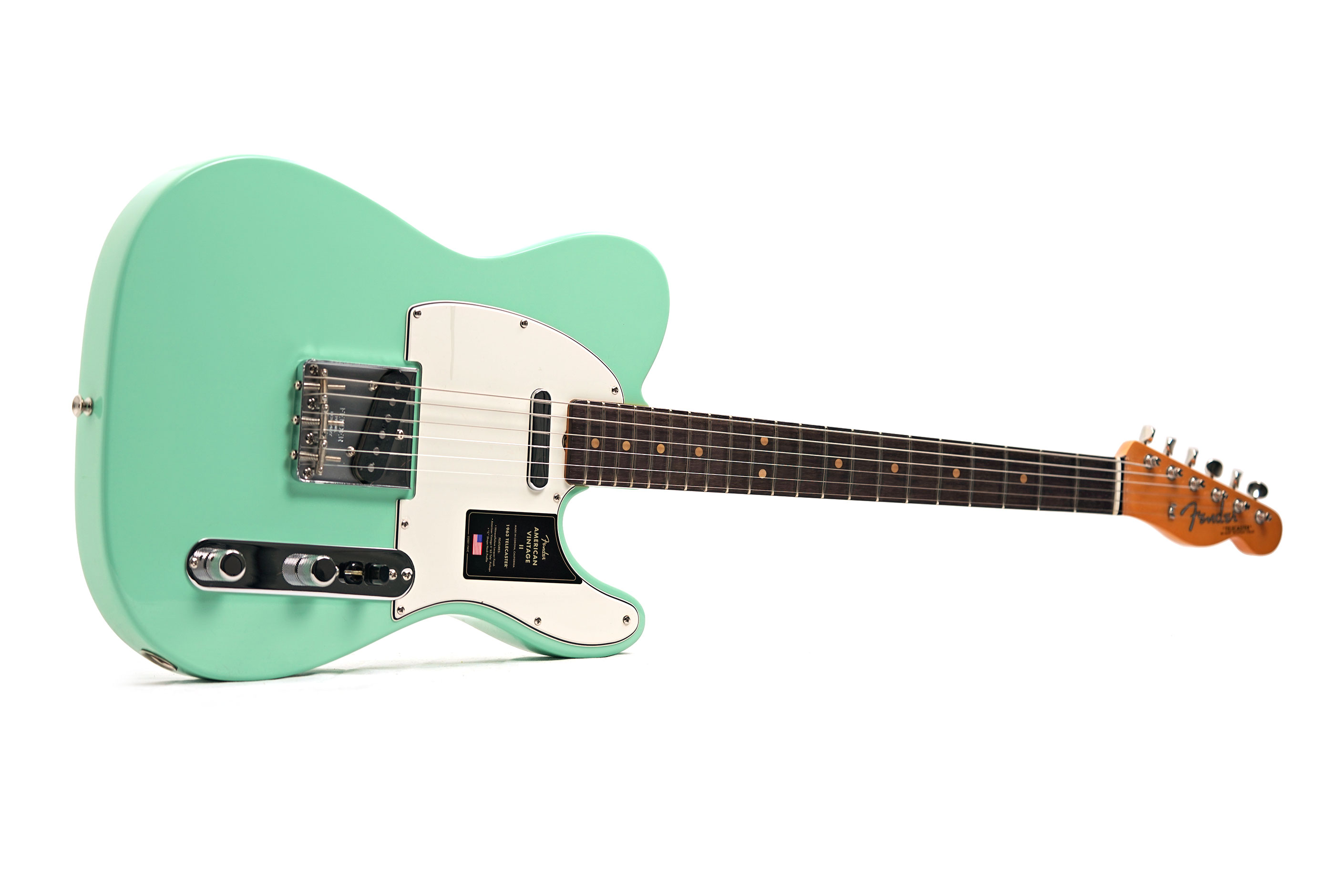 Fender American Vintage II 1963 Telecaster Rosewood Fingerboard Surf Green #V2554781