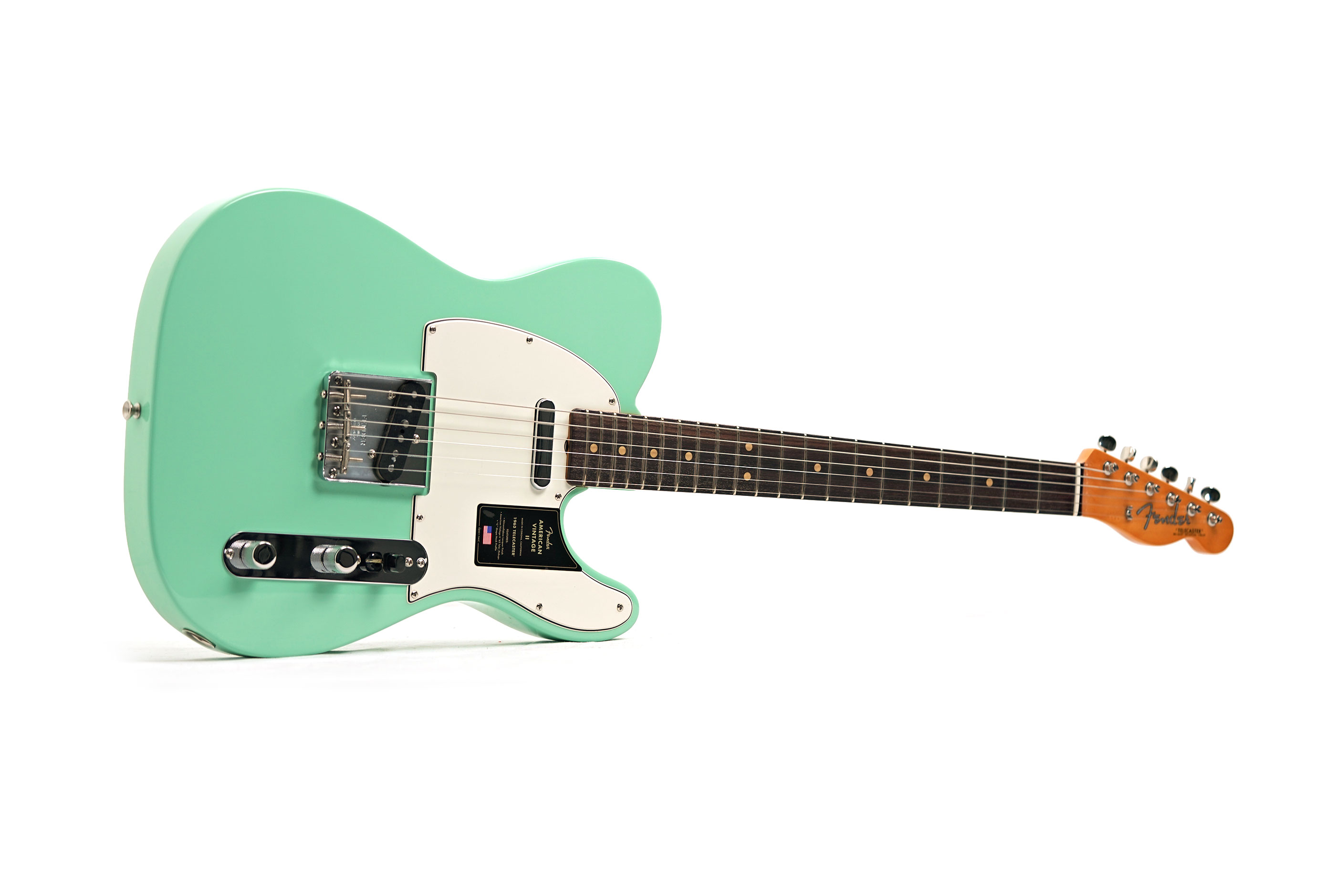 Fender American Vintage II 1963 Telecaster Rosewood Fingerboard Surf Green #V2664693