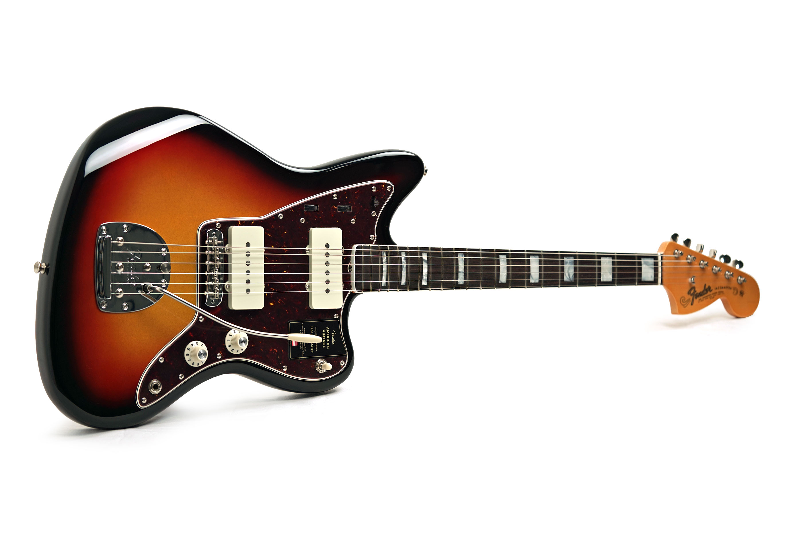 Fender American Vintage II 1966 Jazzmaster Rosewood Fingerboard 3 Colour Sunburst #V2554114