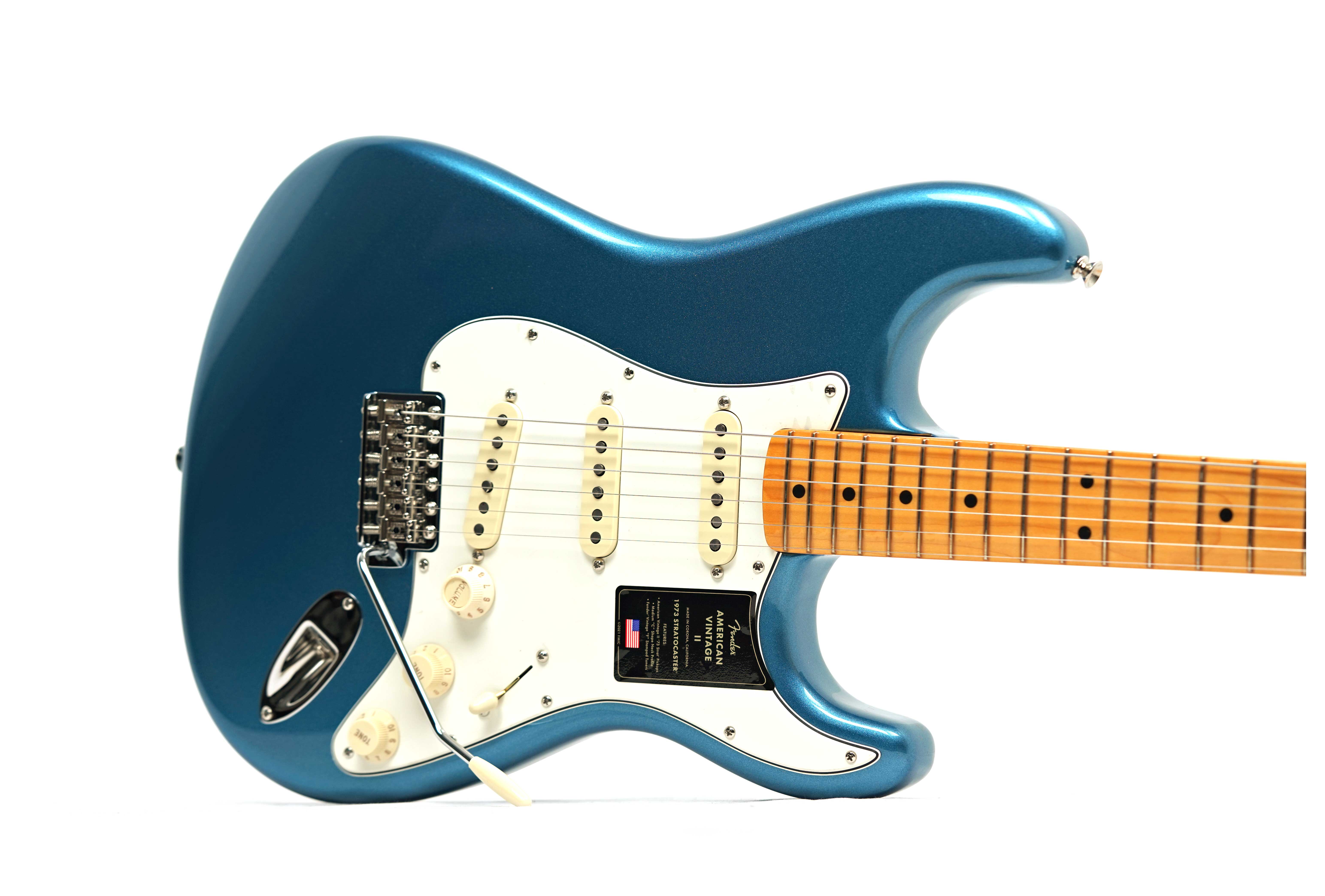 Fender American Vintage II 1973 Stratocaster Maple Fingerboard Lake Placid Blue #V16670