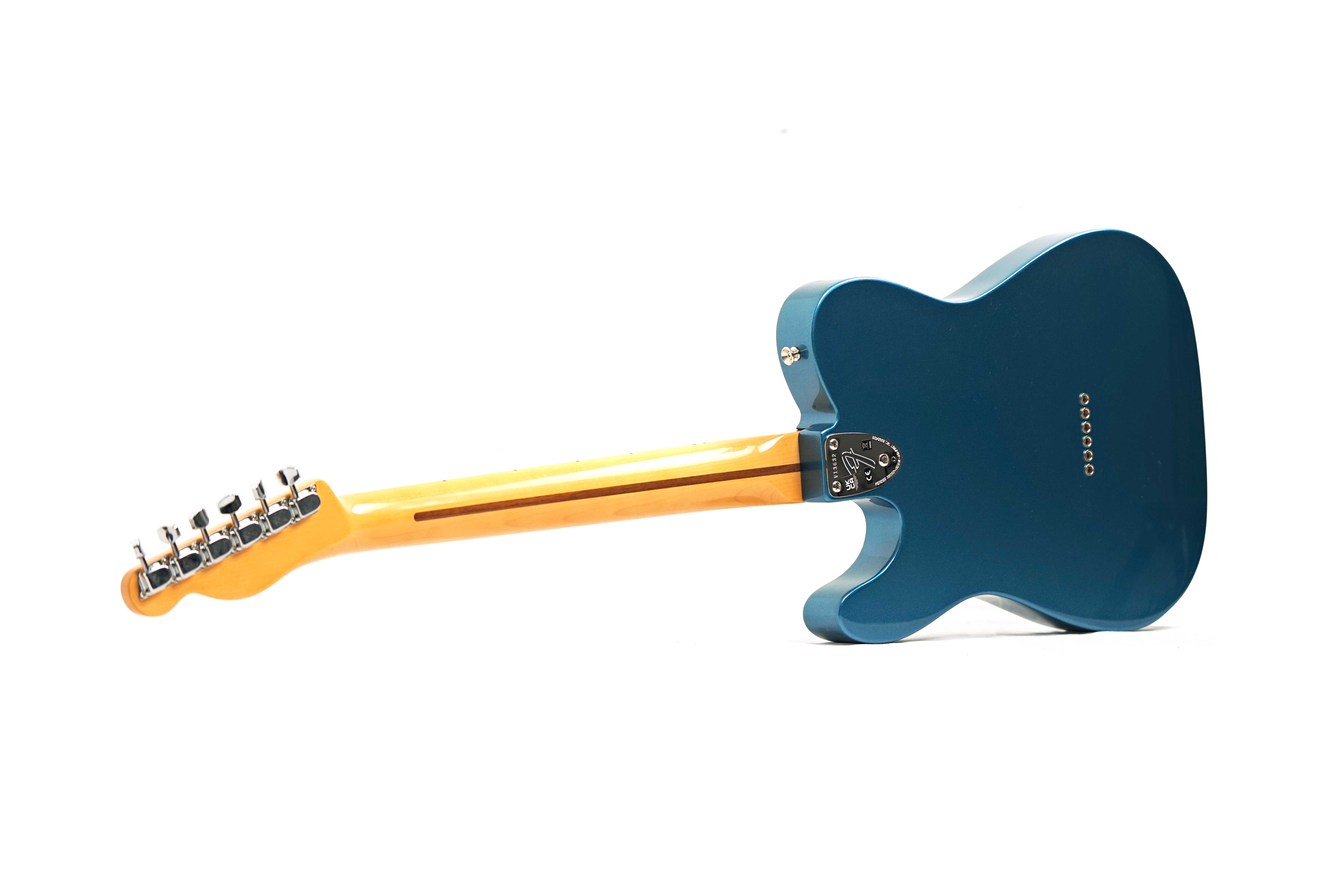 Fender American Vintage II 1972 Telecaster Thinline Maple Fingerboard Lake Placid Blue #V13632