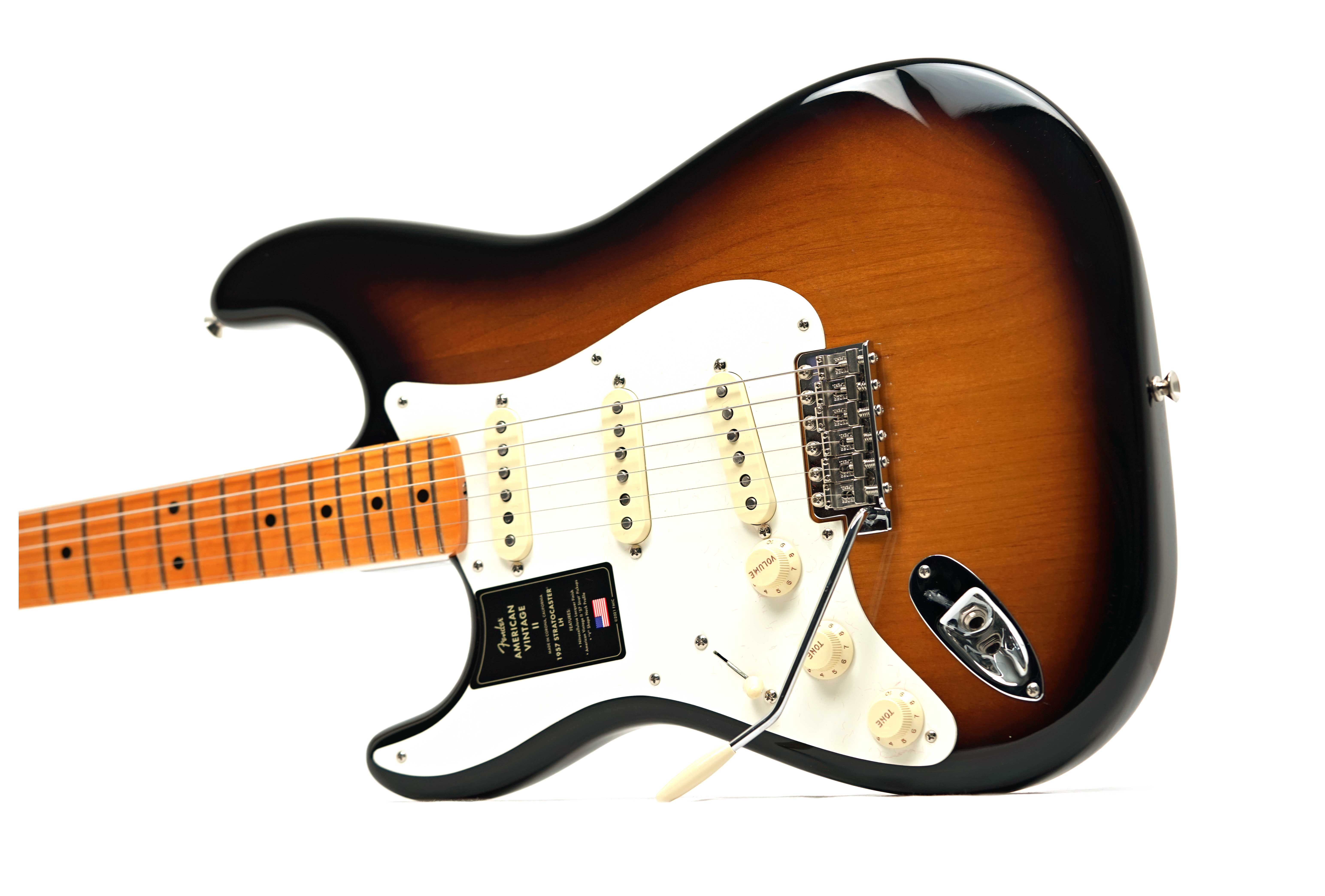 Fender American Vintage II 1957 Stratocaster 2 Colour Sunburst Left Handed #V2558022
