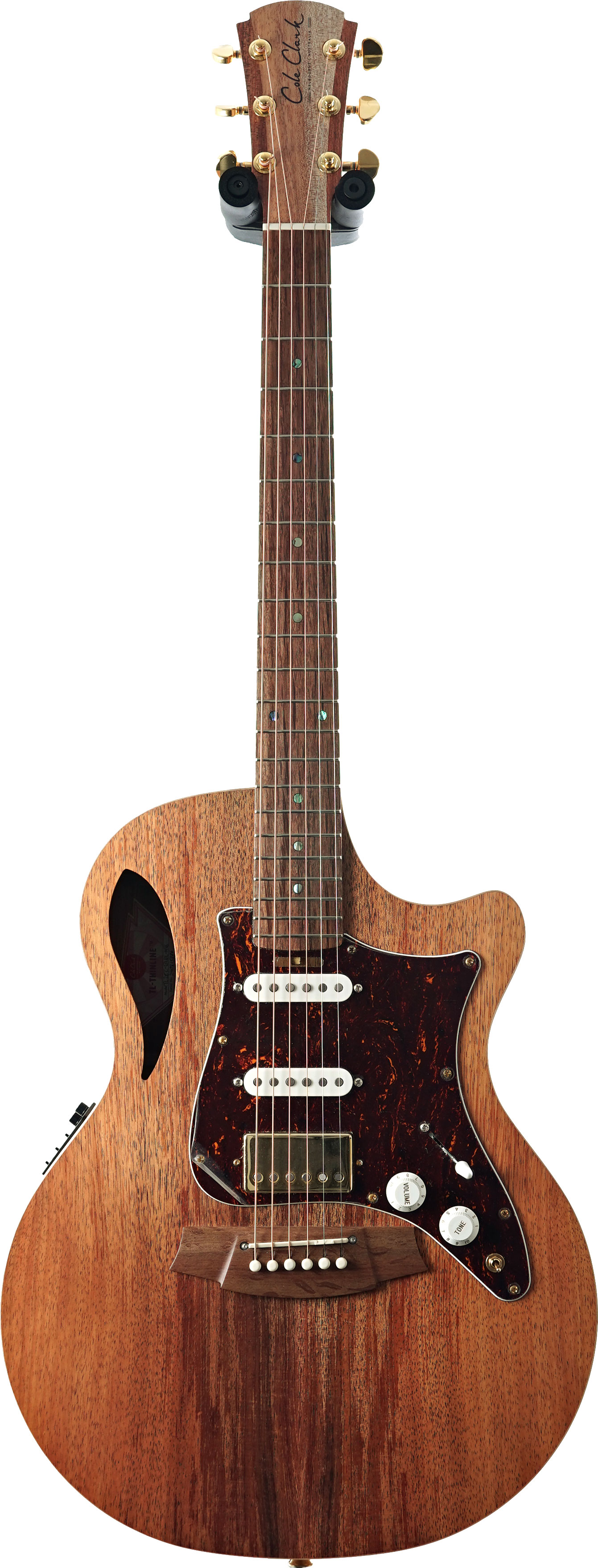 Cole Clark True Hybrid HSS Thinline All Blackwood (Ex-Demo) #240315886