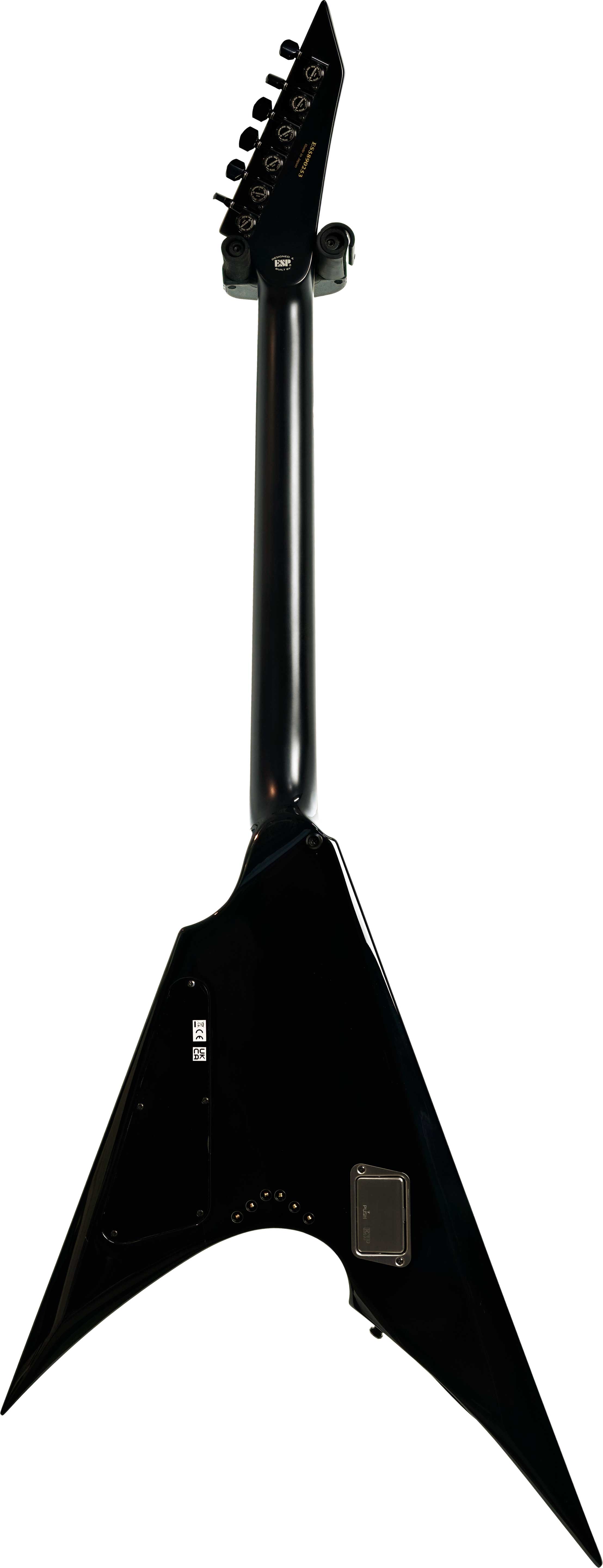 ESP E-II Arrow NT Nebula Black Burst Burled Maple (Ex-Demo) #ES5890253