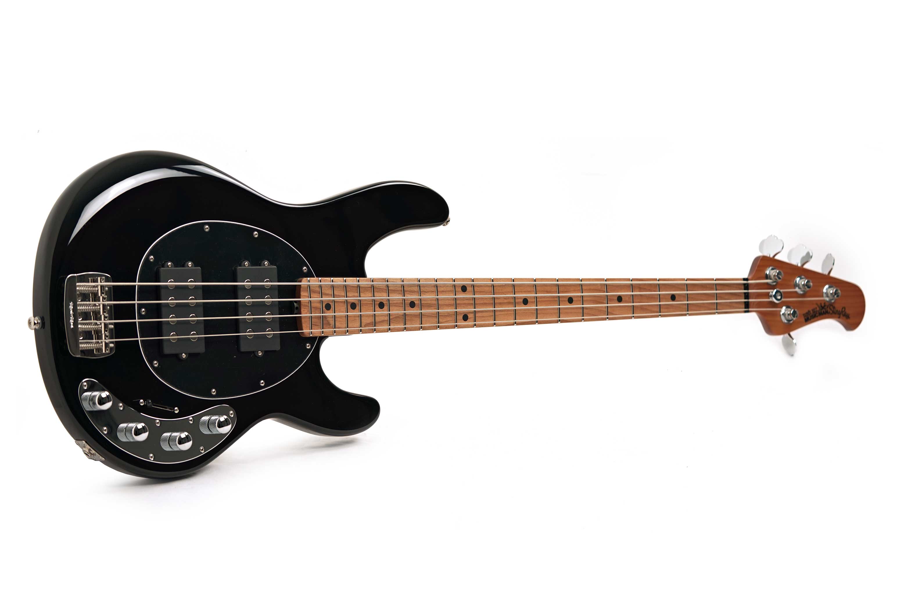 Music Man Stingray Special 4 HH Black Maple Fingerboard #K16340