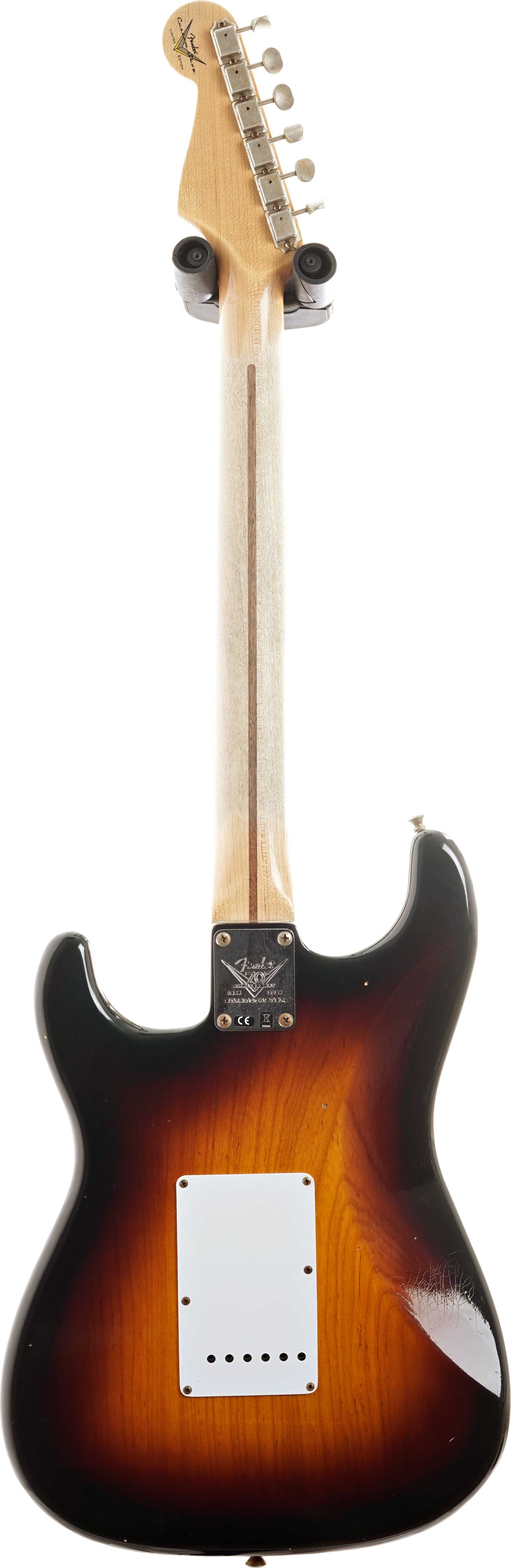 Fender Custom Shop Limited Edition 70th Anniversary 1954 Stratocaster Journeyman Relic Wide Fade 2 Tone Sunburst #4876