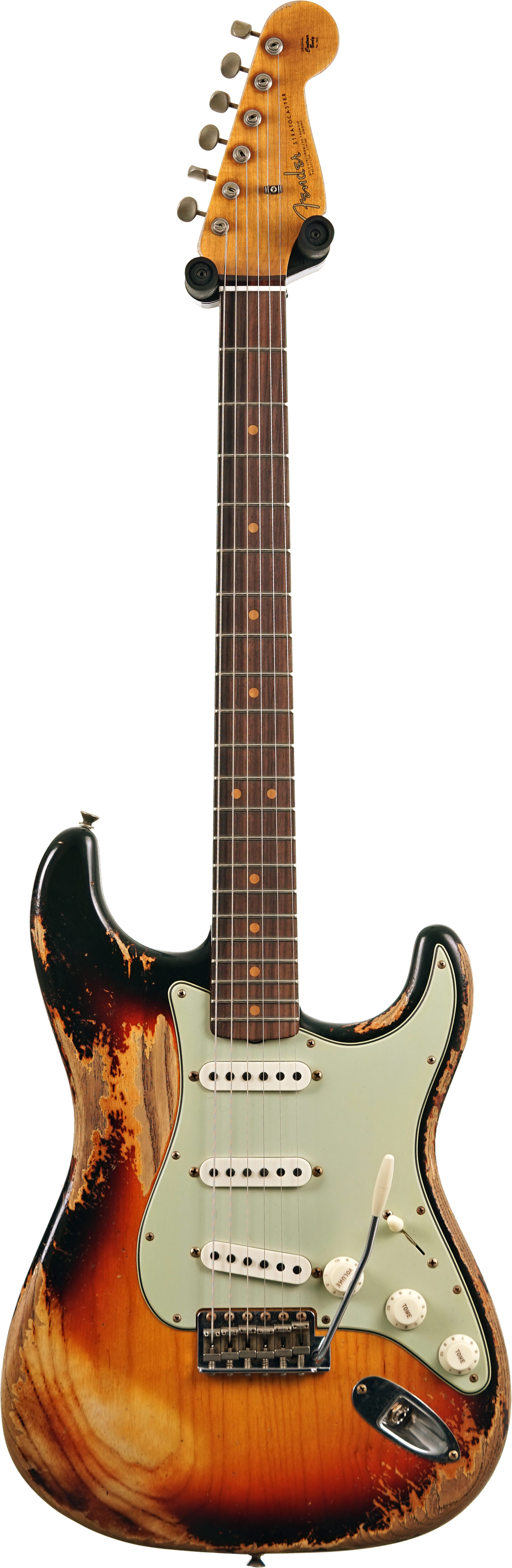 Fender Custom Shop 1963 Stratocaster Super Heavy Relic Super Faded Aged 3-Colour Sunburst #CZ584624