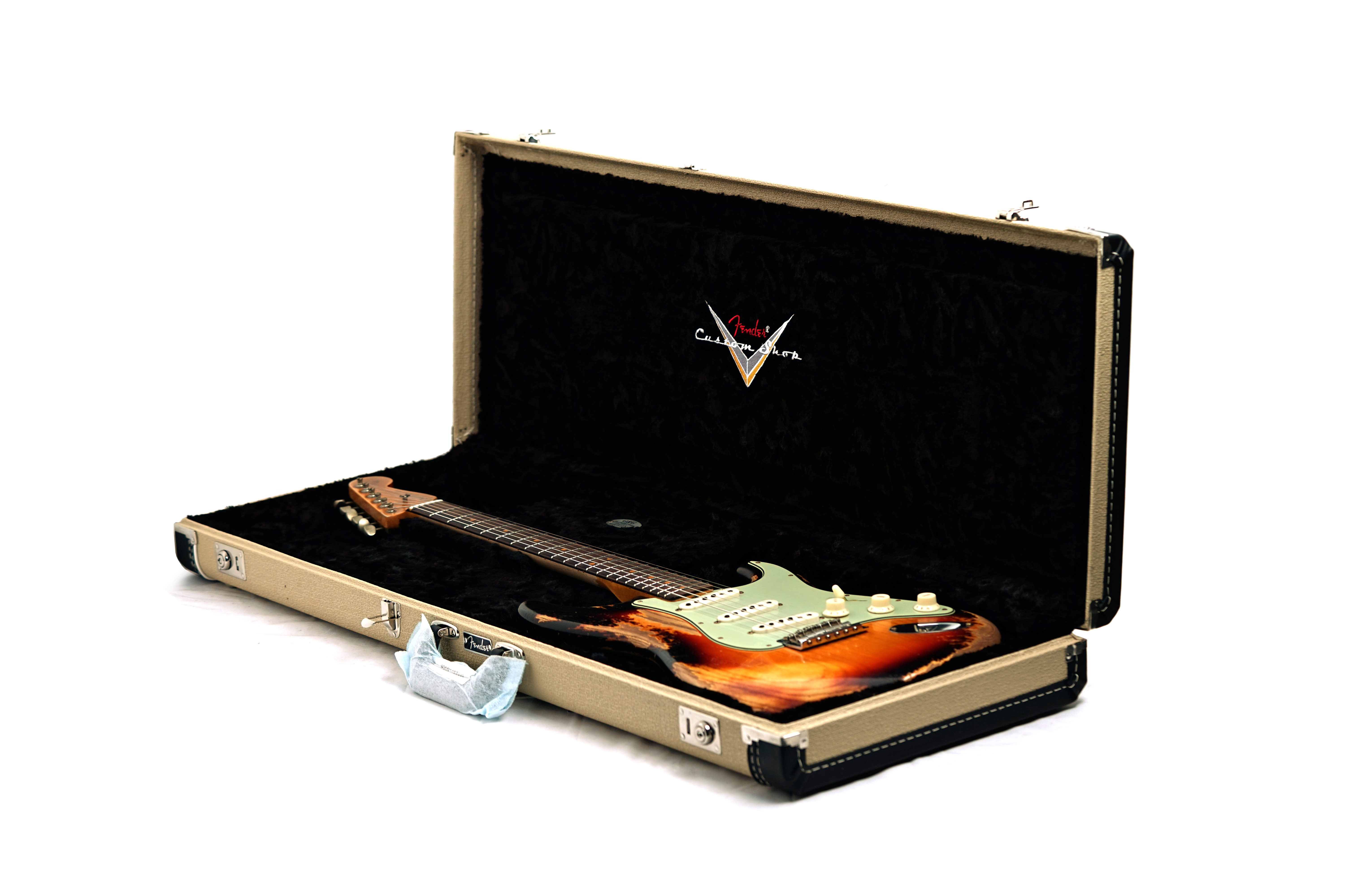 Fender Custom Shop 1963 Stratocaster Super Heavy Relic Super Faded Aged 3-Colour Sunburst #CZ584624
