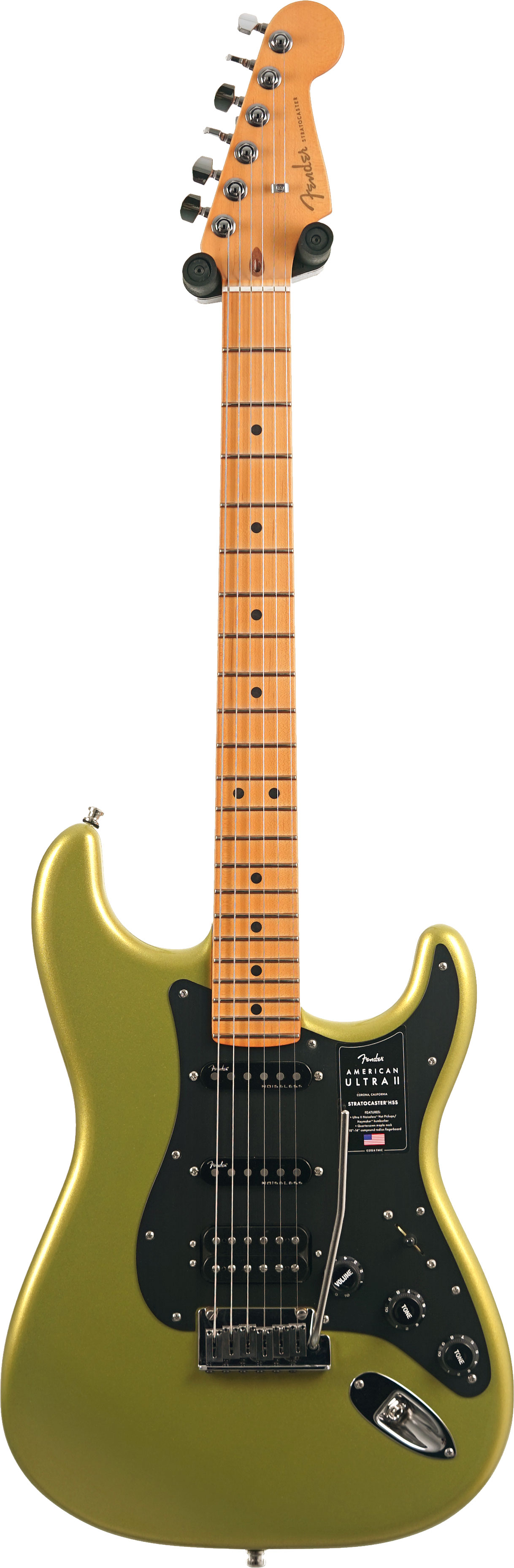 Fender American Ultra II Stratocaster HSS Maple Fingerboard Solar Flare #US25011613