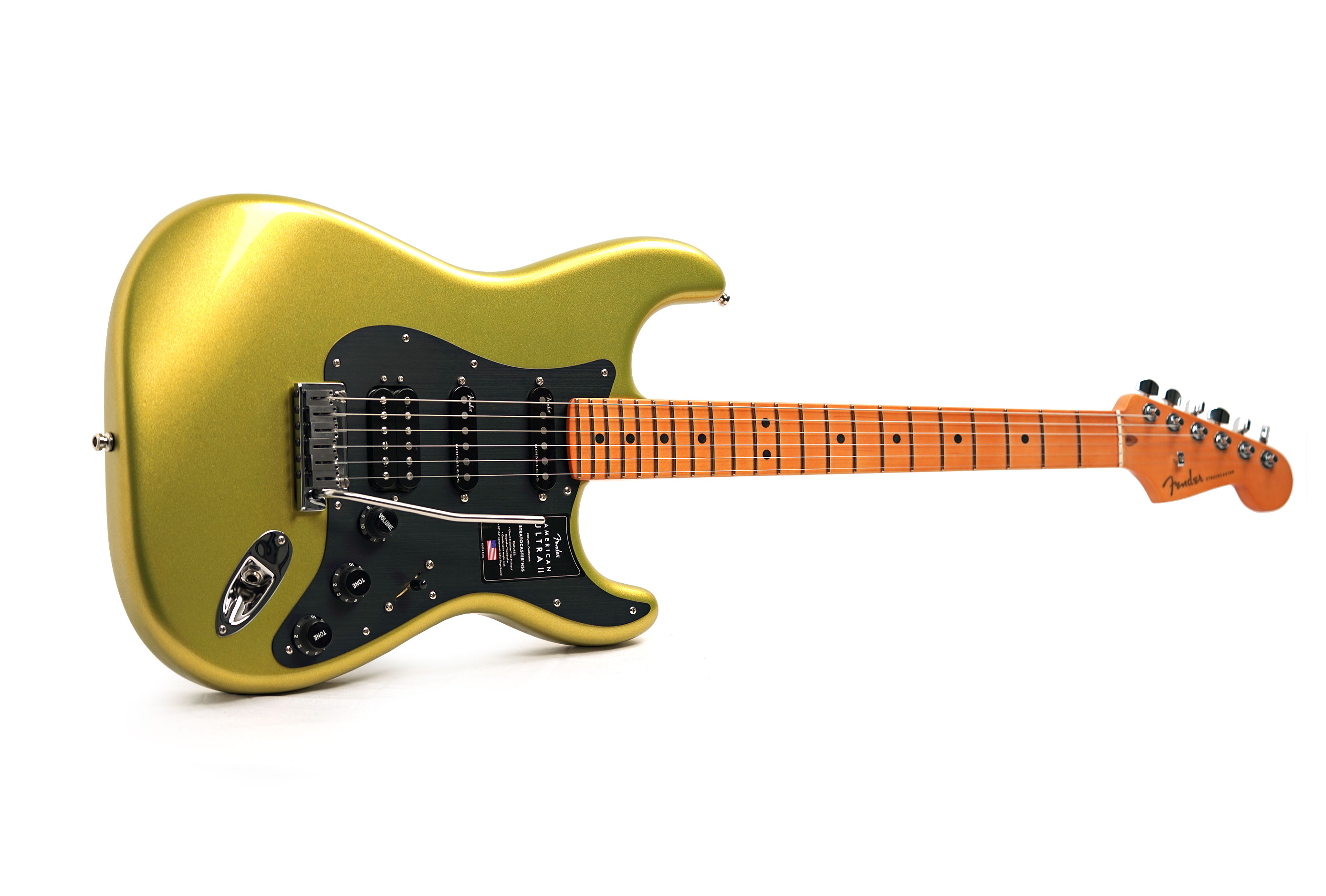 Fender American Ultra II Stratocaster HSS Maple Fingerboard Solar Flare #US25011613