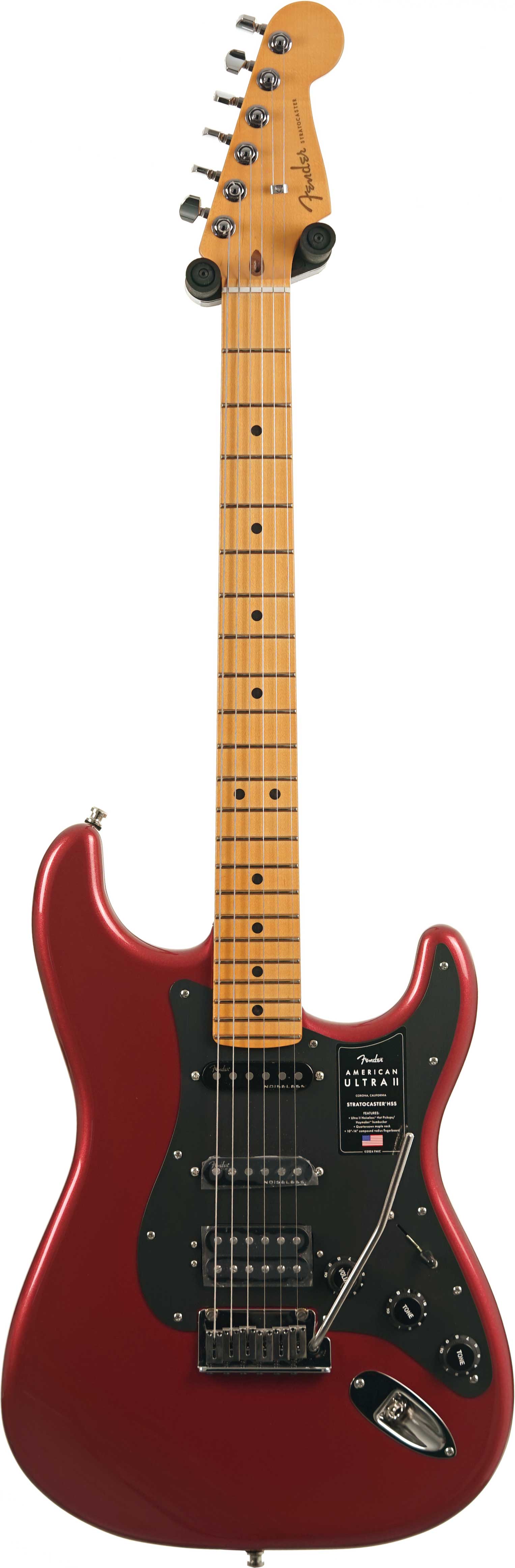Fender American Ultra II Stratocaster HSS Maple Fingerboard Sinister Red #US26009267