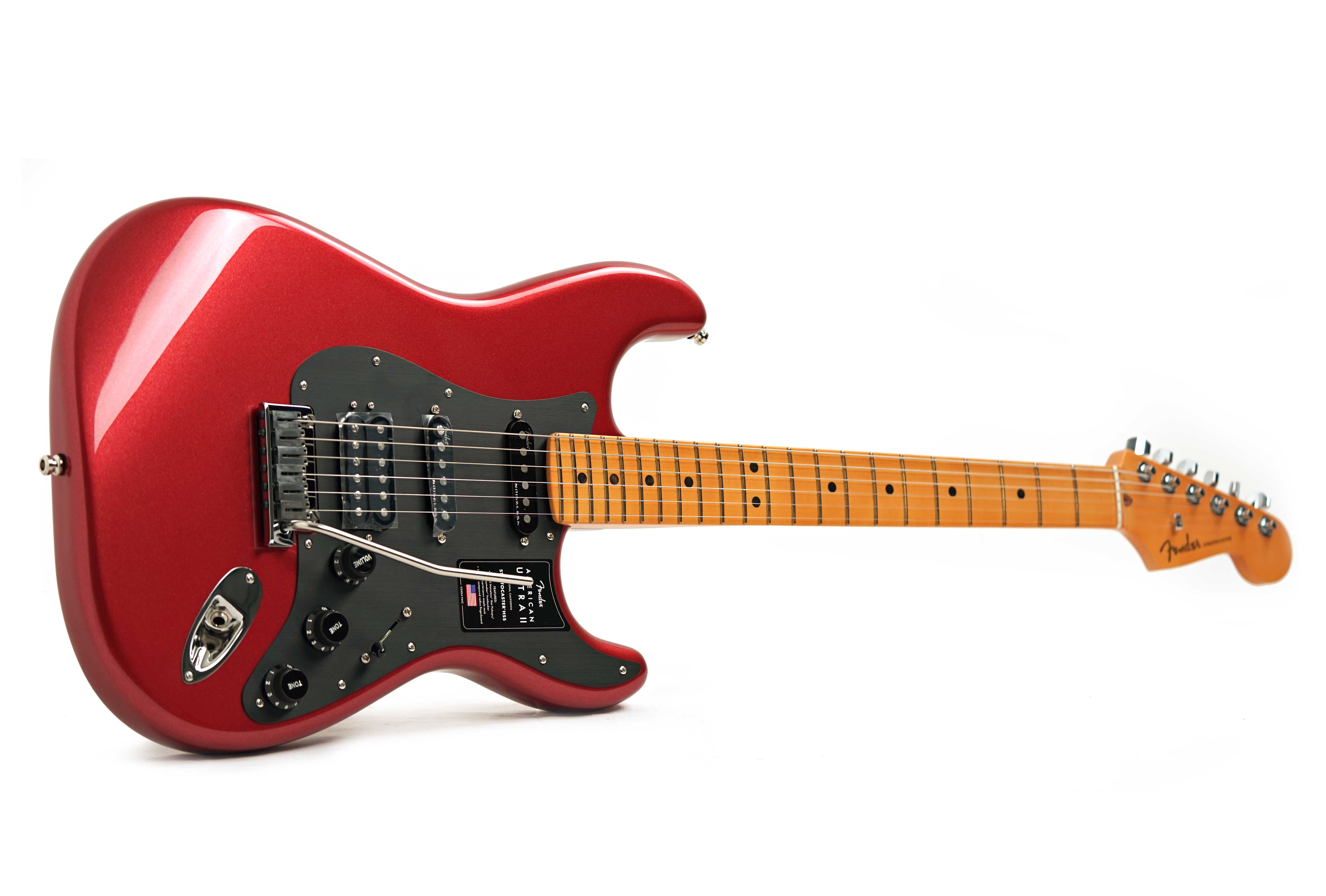 Fender American Ultra II Stratocaster HSS Maple Fingerboard Sinister Red #US26009267