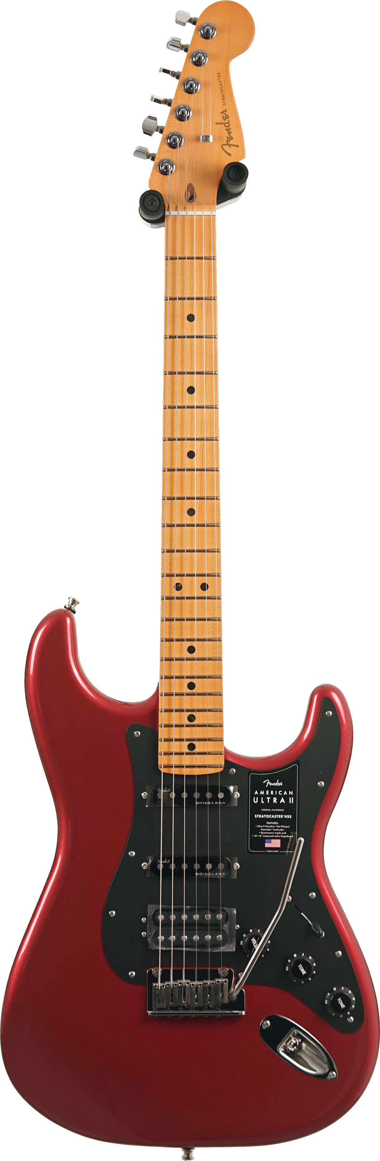 Fender American Ultra II Stratocaster HSS Maple Fingerboard Sinister Red #US26008281