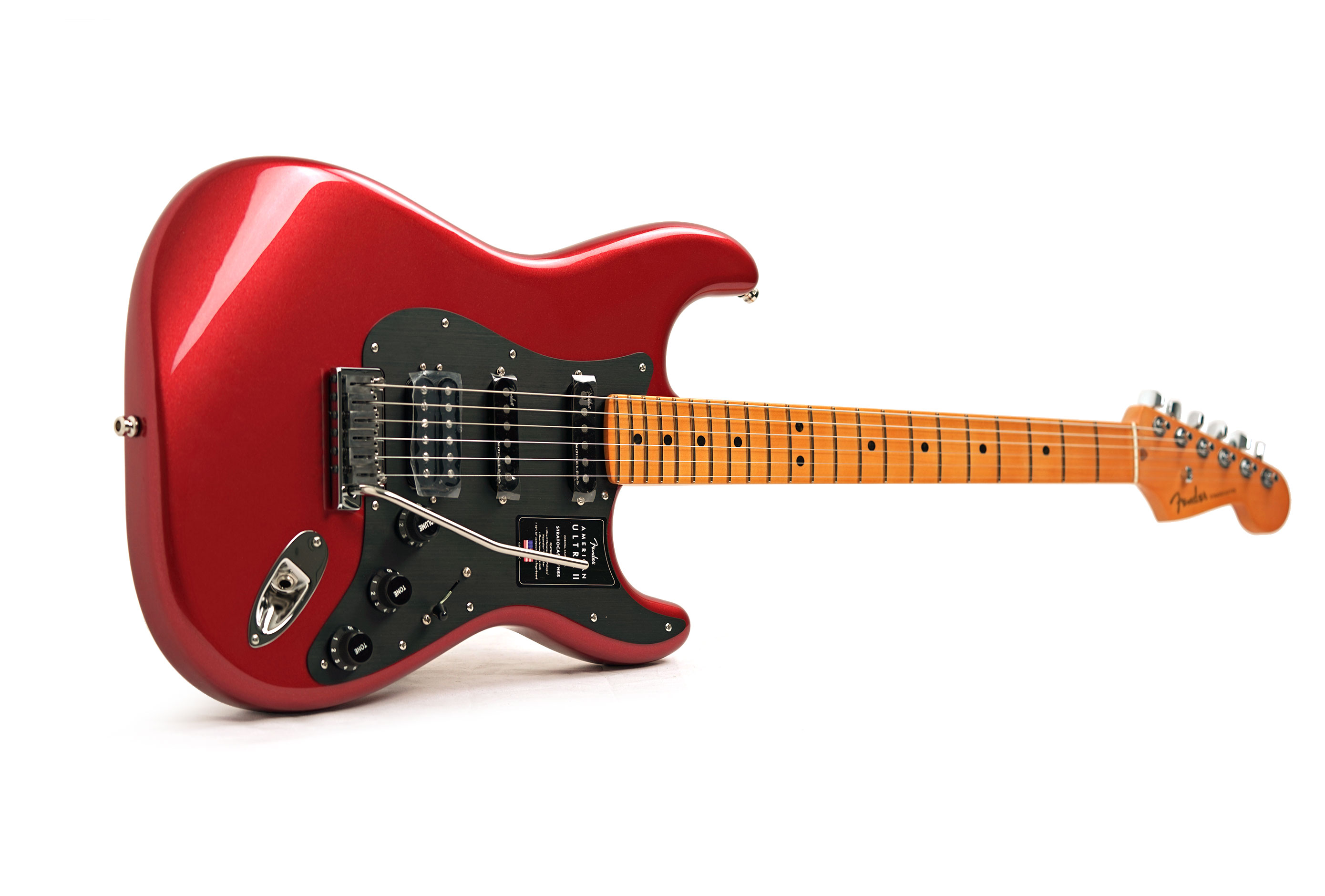 Fender American Ultra II Stratocaster HSS Maple Fingerboard Sinister Red #US26008281