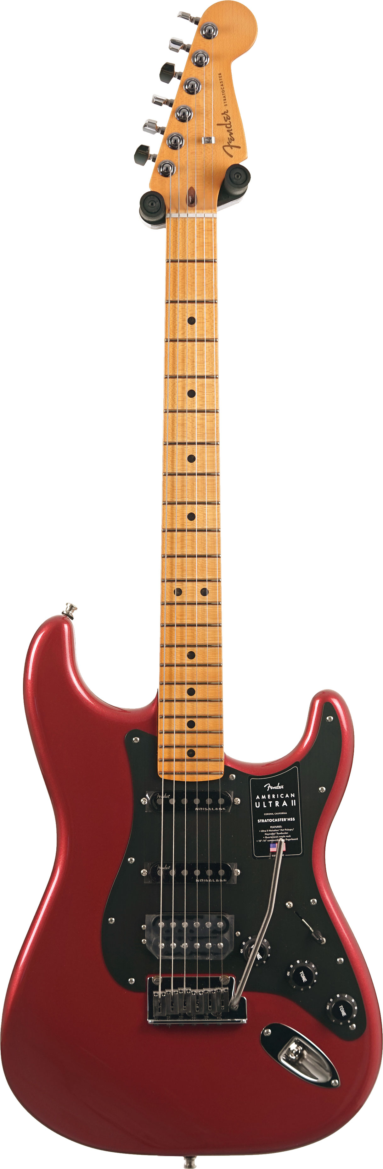 Fender American Ultra II Stratocaster HSS Maple Fingerboard Sinister Red #US26008242