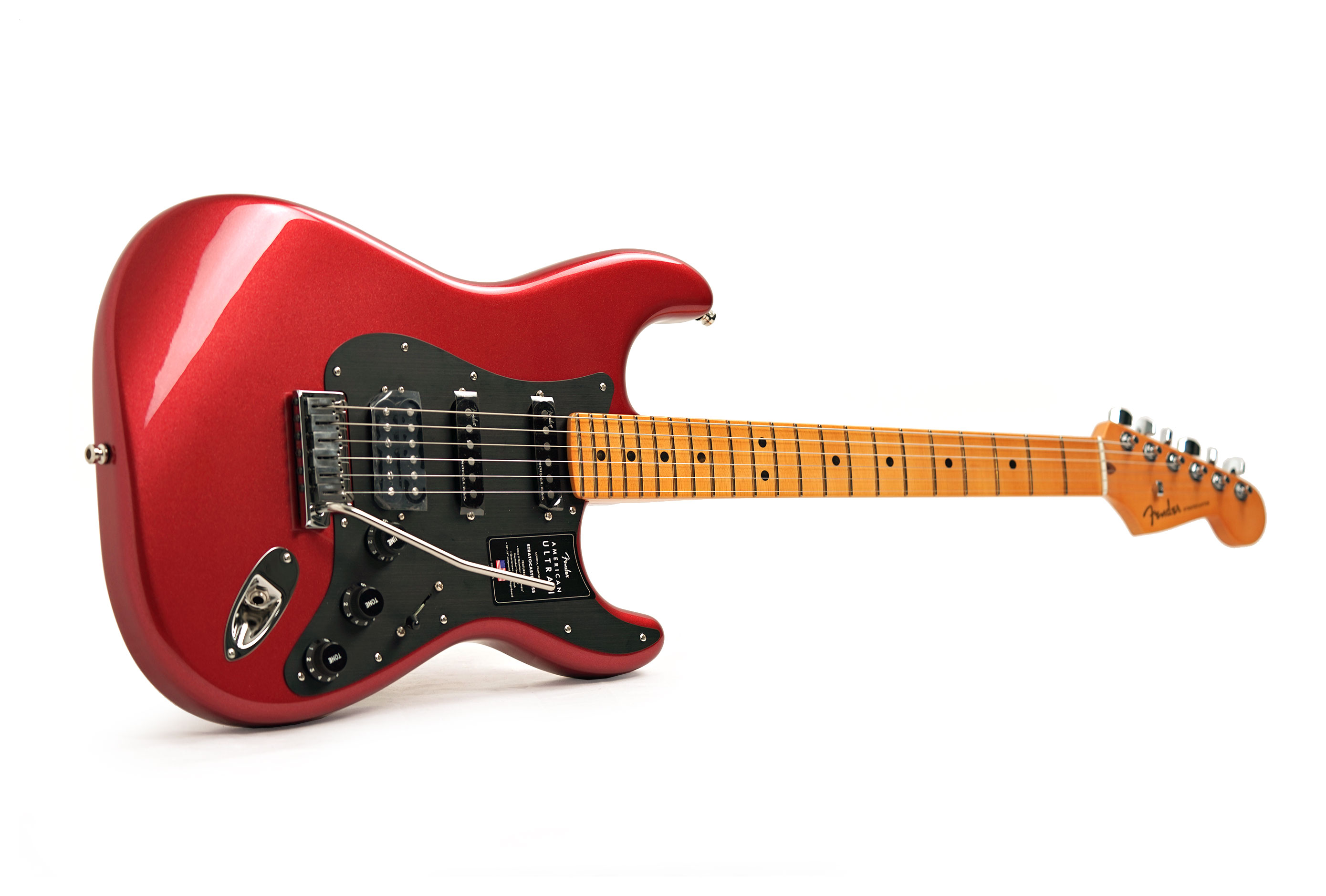 Fender American Ultra II Stratocaster HSS Maple Fingerboard Sinister Red #US26008242