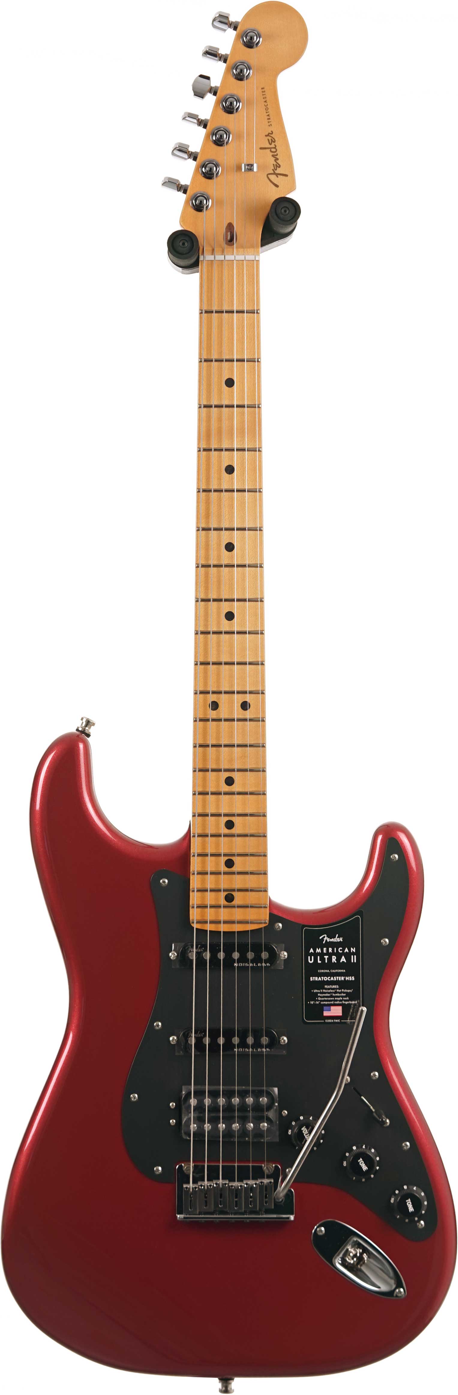 Fender American Ultra II Stratocaster HSS Maple Fingerboard Sinister Red #US26006551