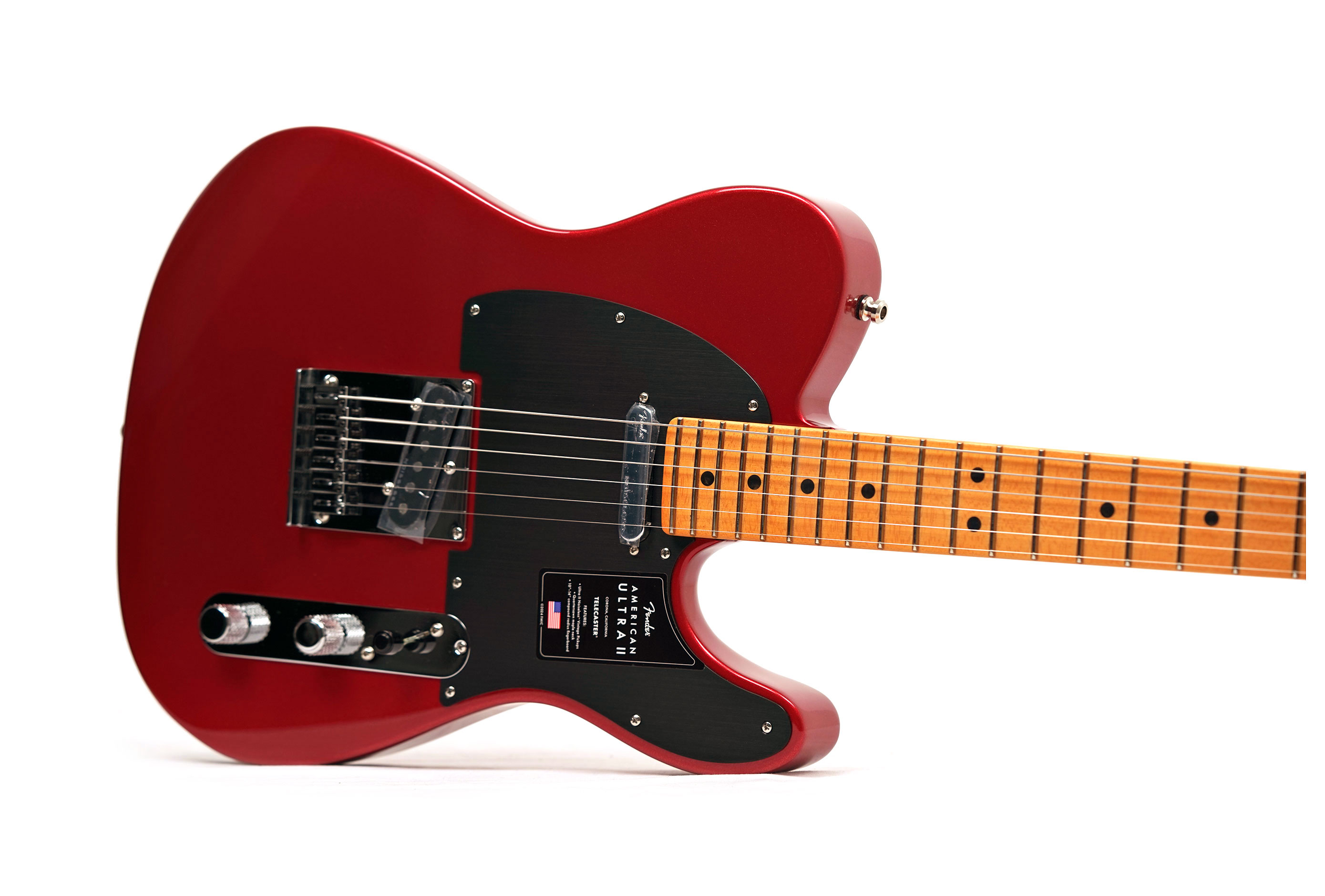 Fender American Ultra II Telecaster Sinister Red Maple Fingerboard #US25022028
