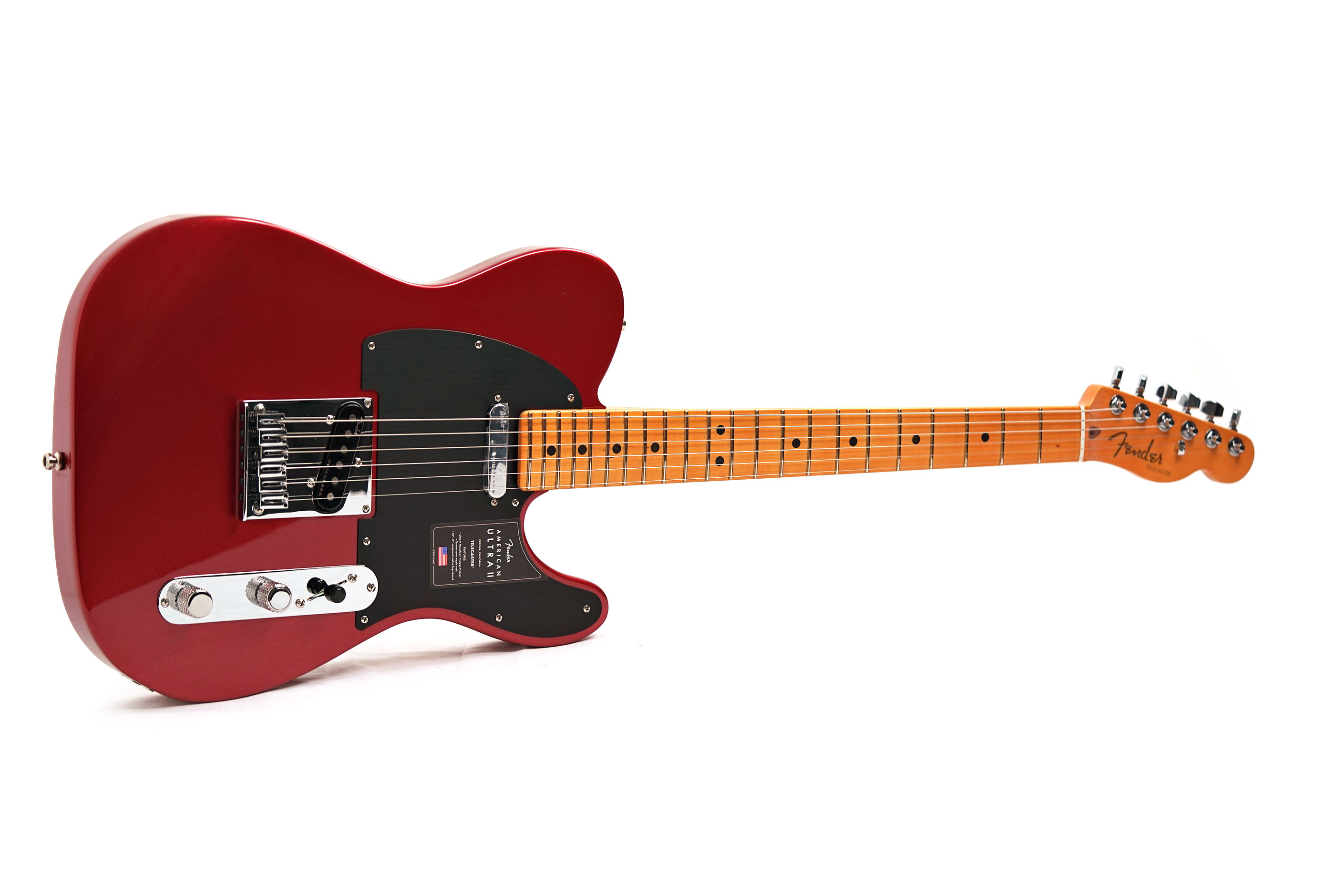 Fender American Ultra II Telecaster Sinister Red Maple Fingerboard #US26005254