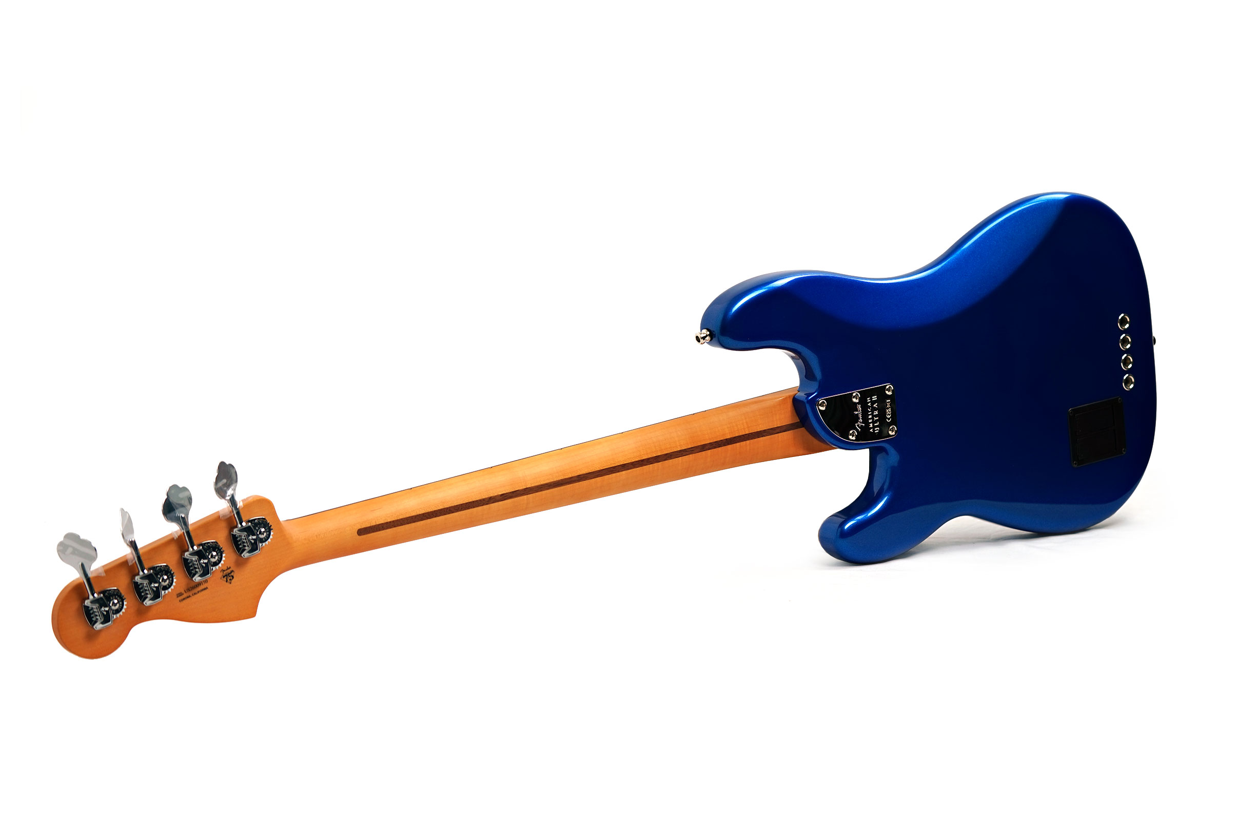 Fender American Ultra II Precision Bass Noble Blue Ebony Fingerboard #US26009150