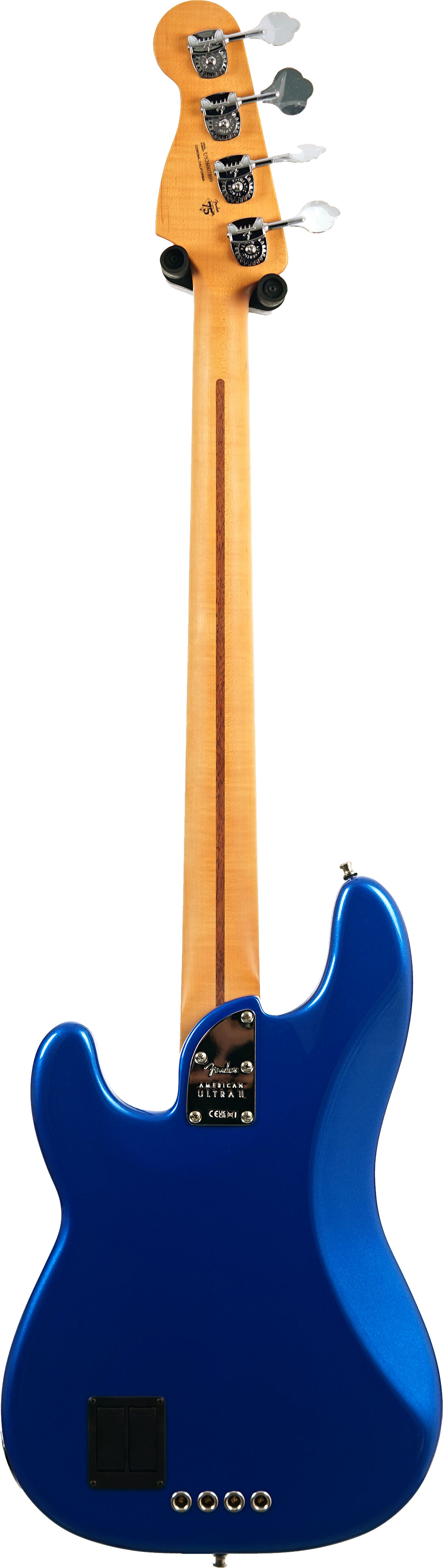 Fender American Ultra II Precision Bass Noble Blue Ebony Fingerboard #US26007809