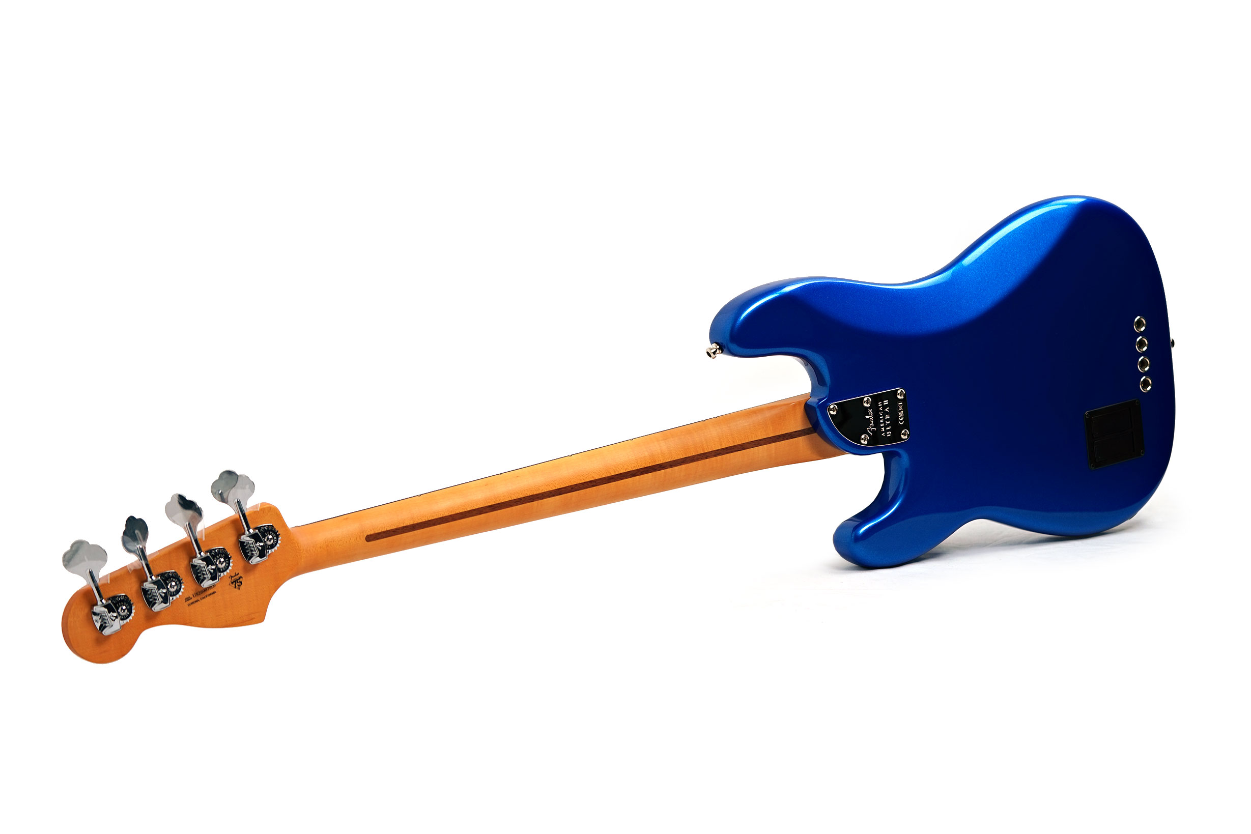Fender American Ultra II Precision Bass Noble Blue Ebony Fingerboard #US26007809