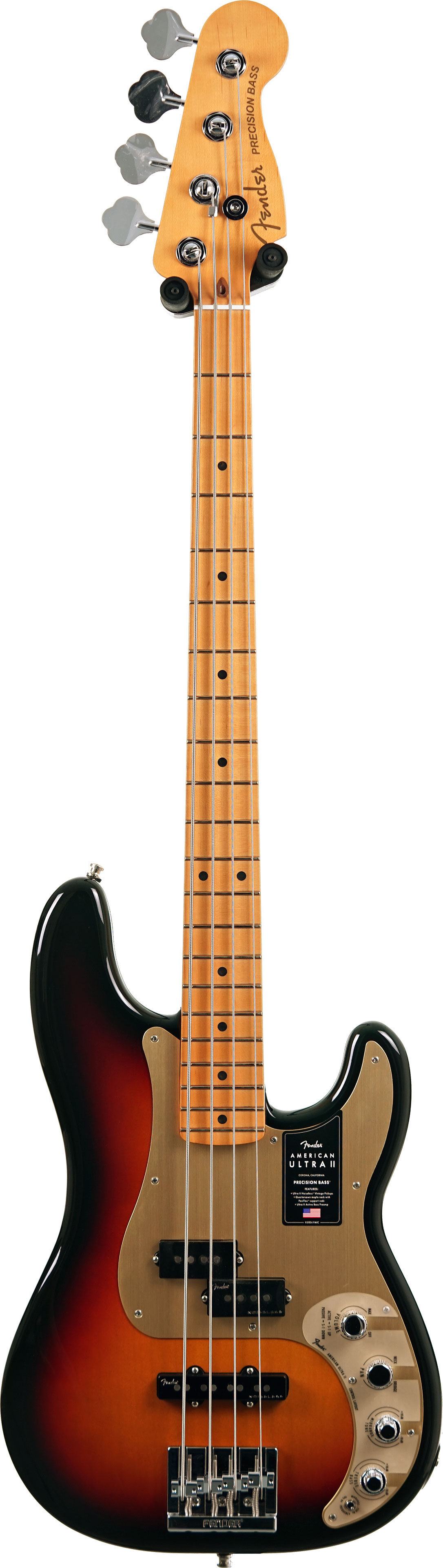 Fender American Ultra II Precision Bass Ultraburst Maple Fingerboard #US25011358