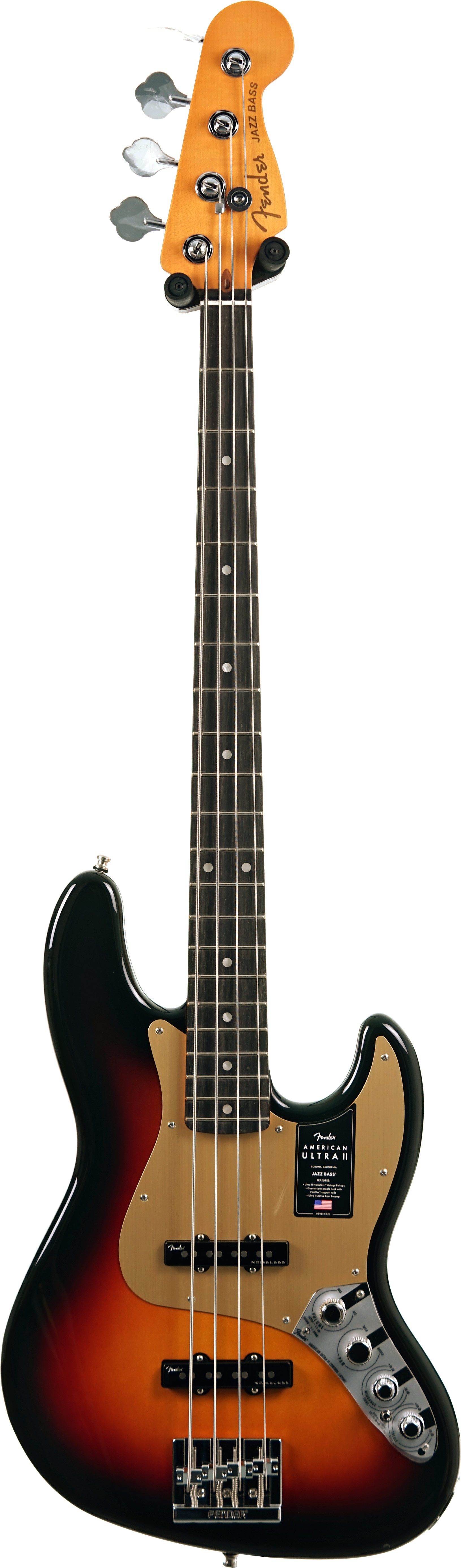 Fender American Ultra II Jazz Bass Ultraburst Ebony Fingerboard #US25031716