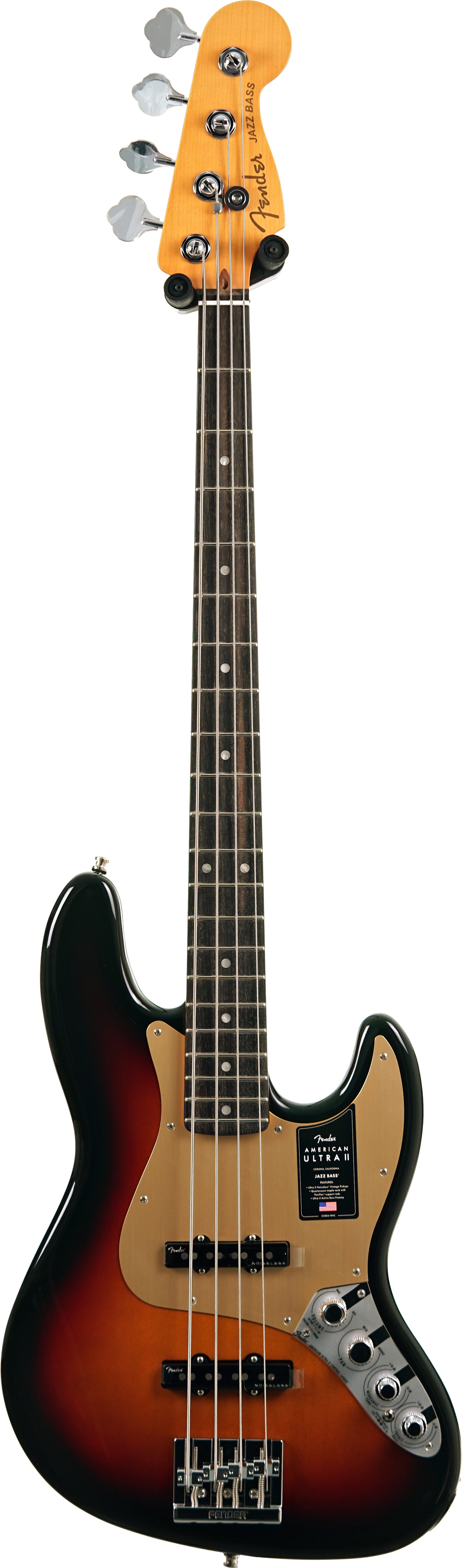 Fender American Ultra II Jazz Bass Ultraburst Ebony Fingerboard #US25020218