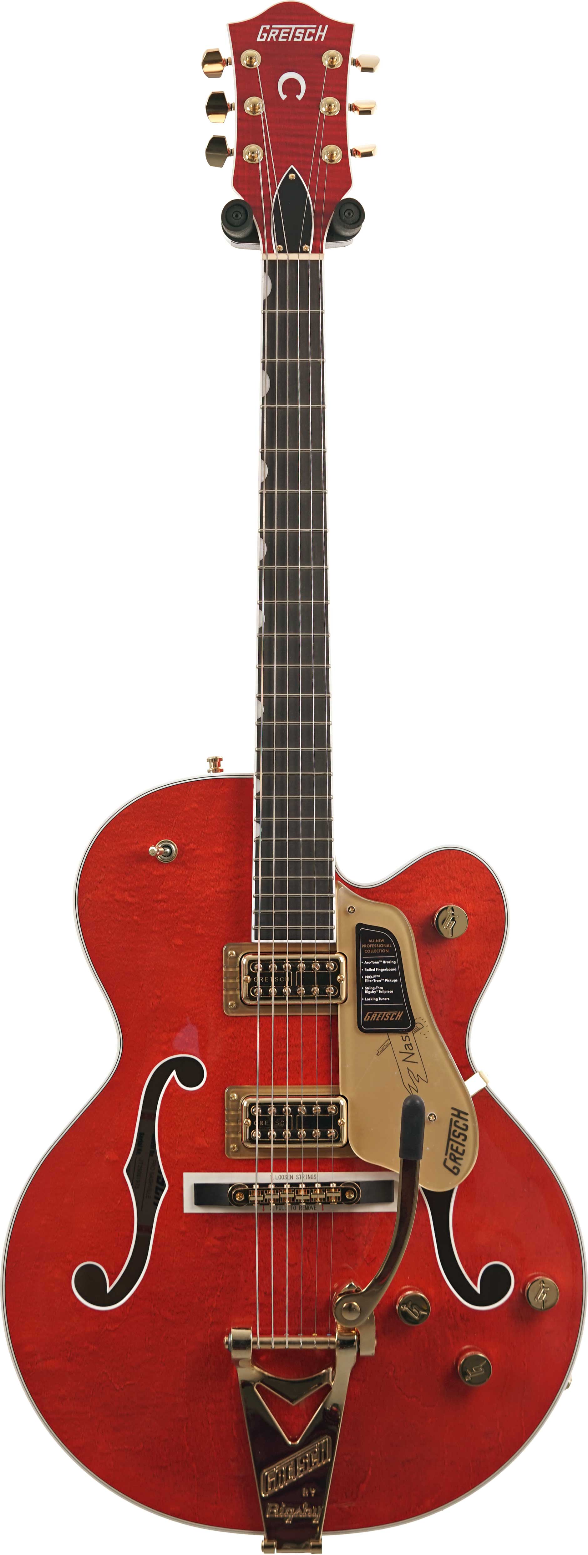Gretsch Nashville Hollow Body Orange Stain Ebony Fingerboard #JT25061975