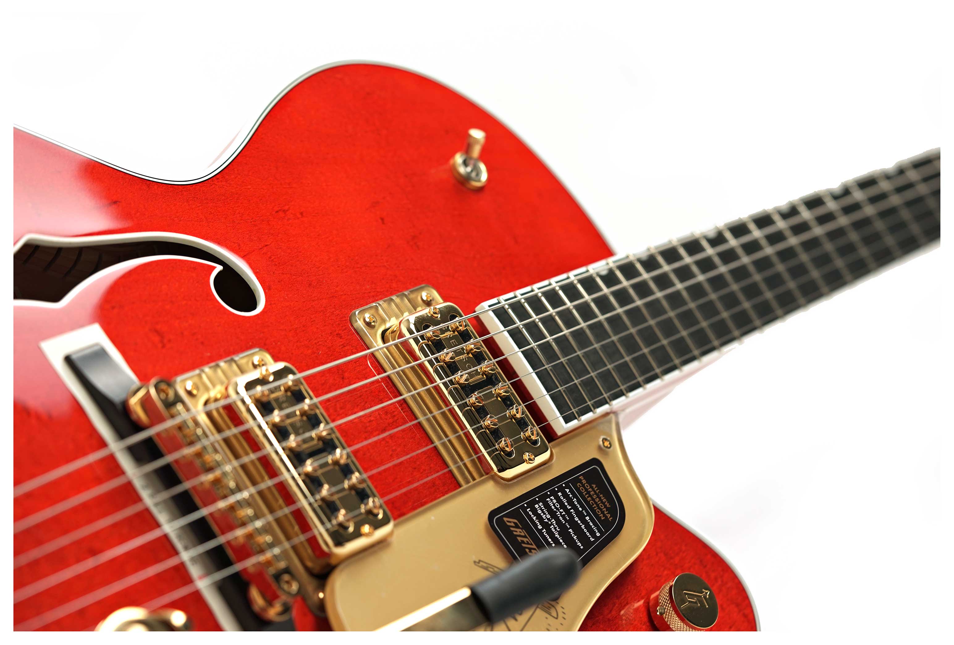 Gretsch Nashville Hollow Body Orange Stain Ebony Fingerboard #JT25061975