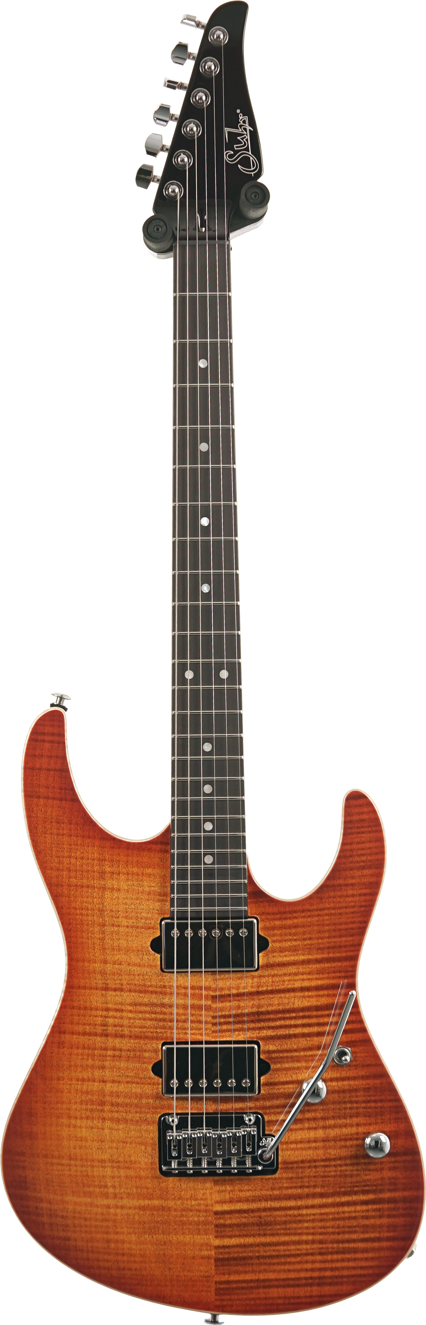 Suhr Modern HH Flame Copperhead Burst Ebony Fingerboard #87859